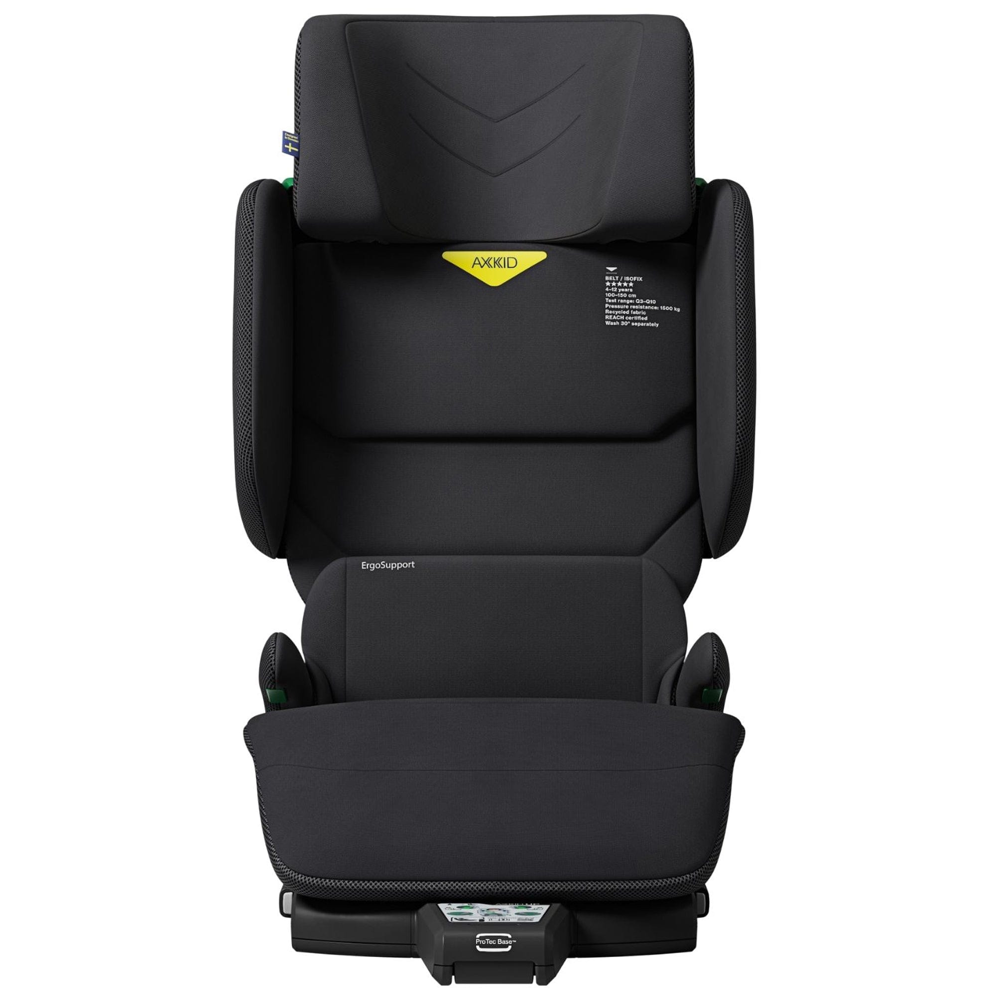 Axkid Up Highback booster Seat in Storm Black Highback Booster Seats 27050139 7350150973291