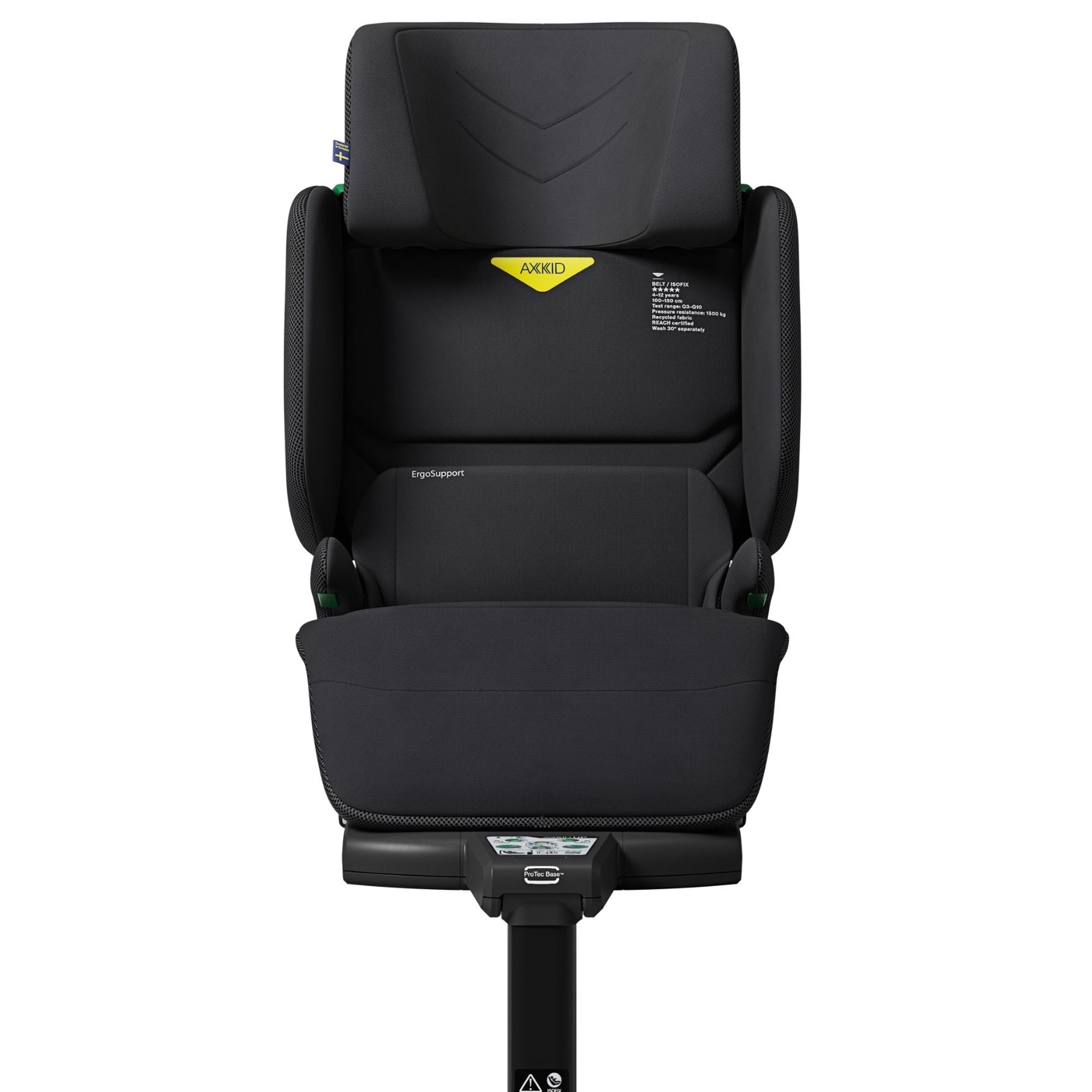 Axkid Up Highback booster Seat in Storm Black Highback Booster Seats 27050139 7350150973291