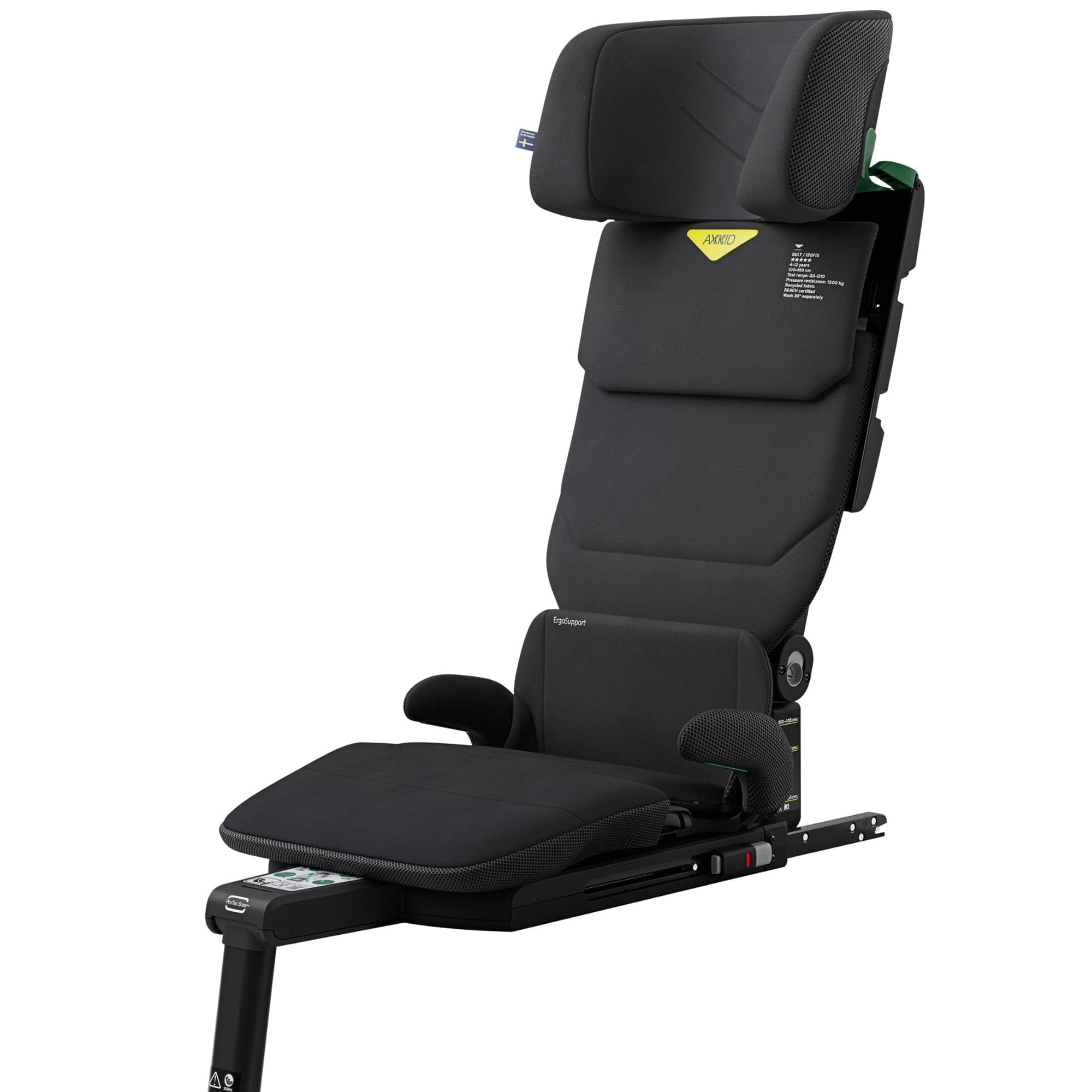 Axkid Up Highback booster Seat in Storm Black Highback Booster Seats 27050139 7350150973291