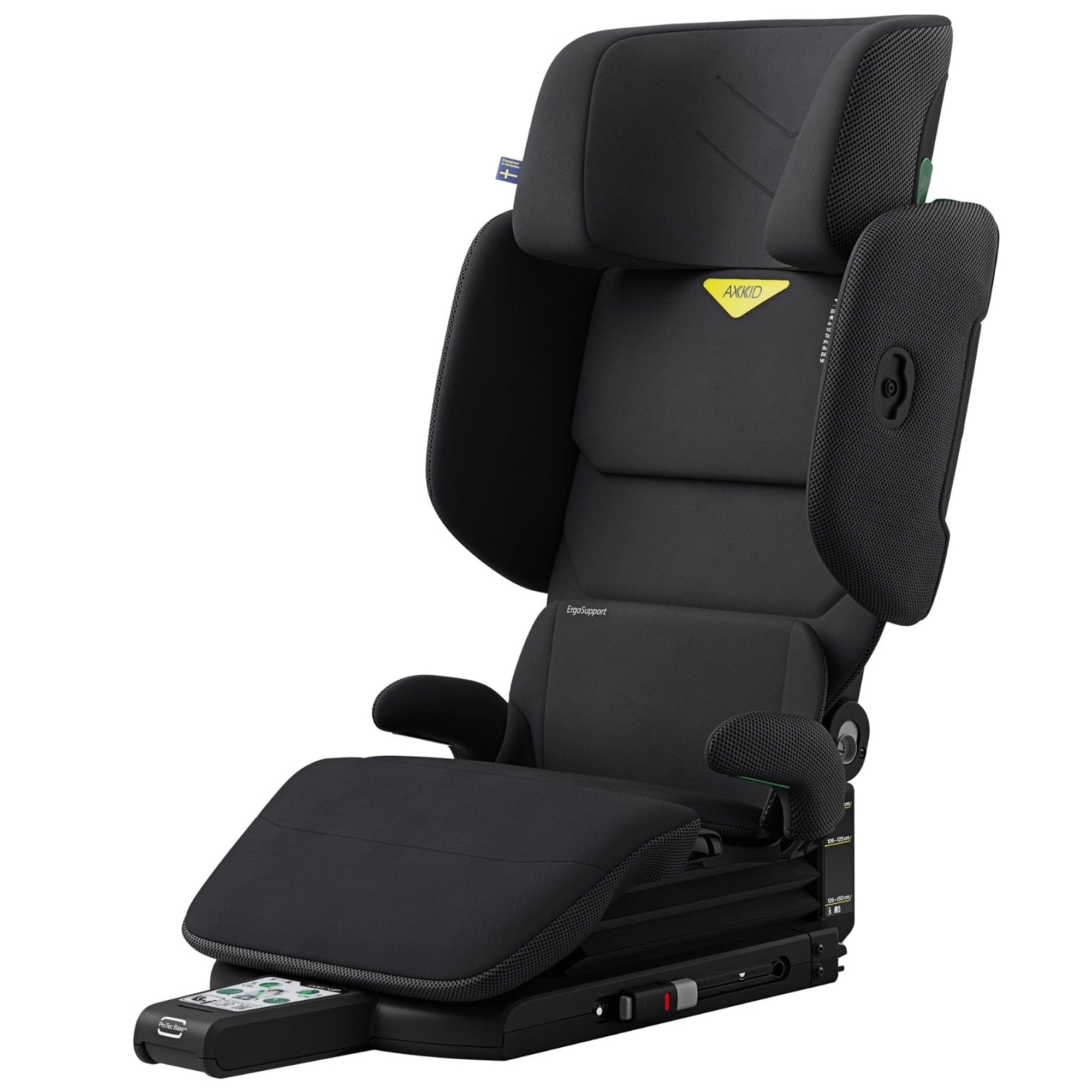 Axkid Up Highback booster Seat in Storm Black Highback Booster Seats 27050139 7350150973291