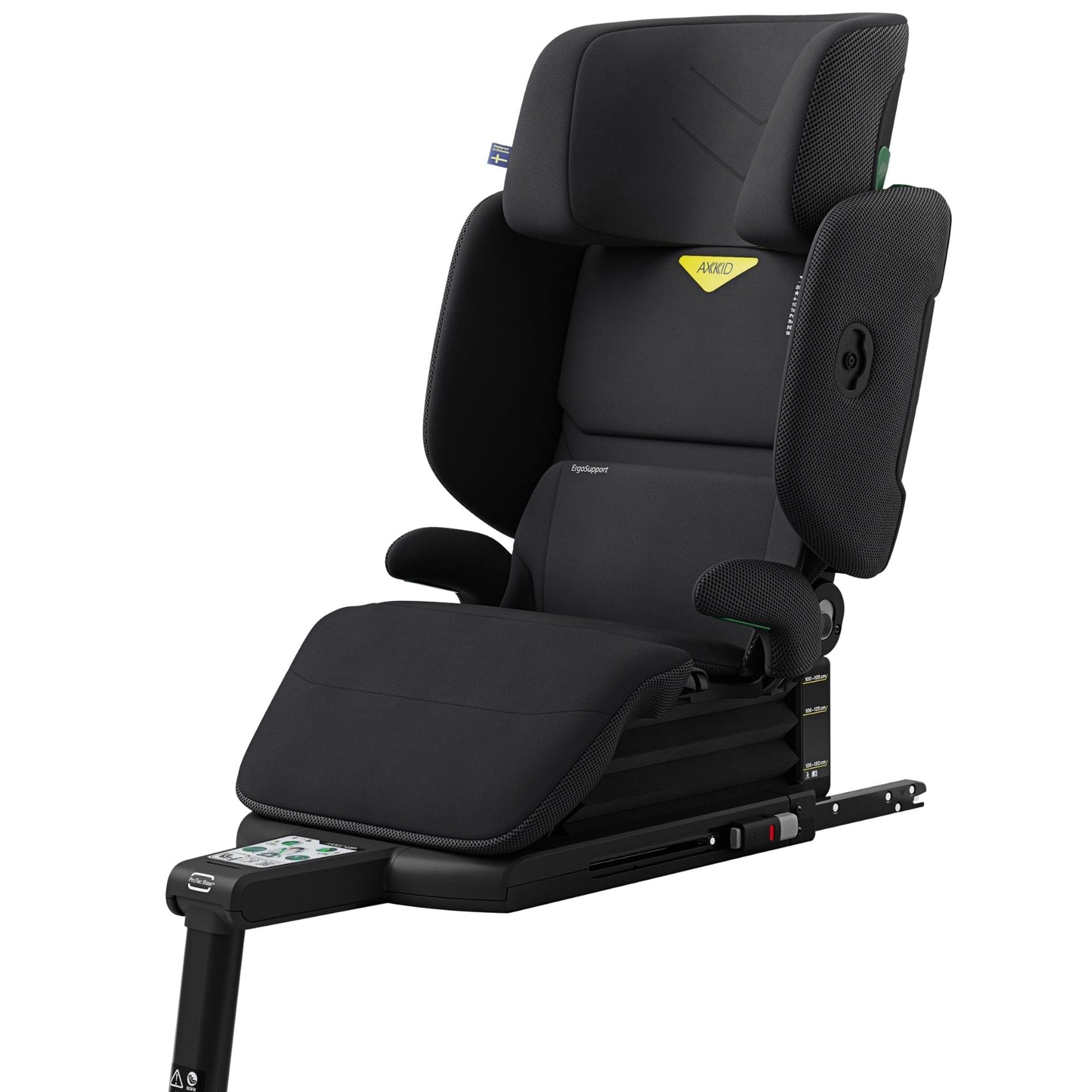 Axkid Up Highback booster Seat in Storm Black Highback Booster Seats 27050139 7350150973291