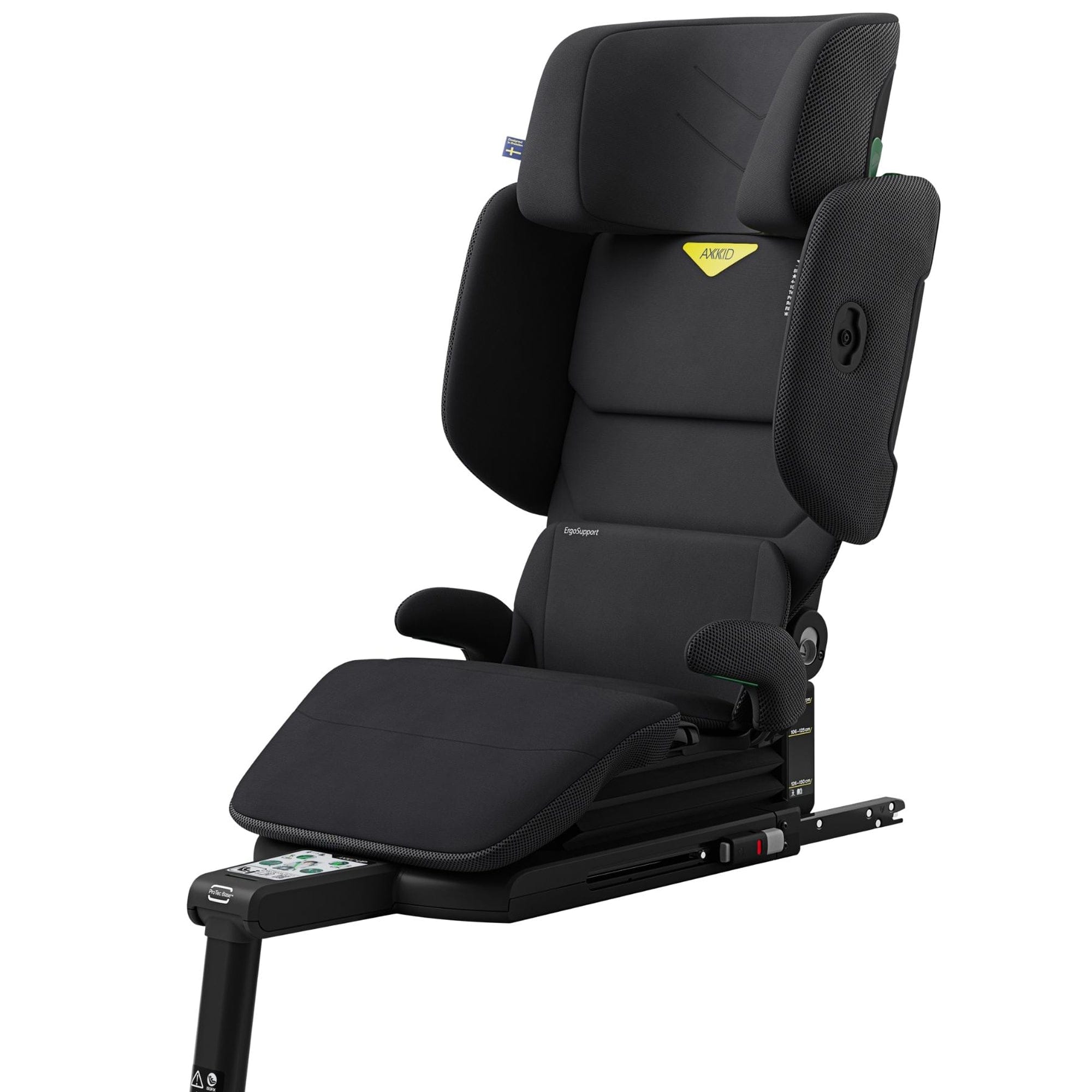 Axkid Up Highback booster Seat in Storm Black Highback Booster Seats 27050139 7350150973291