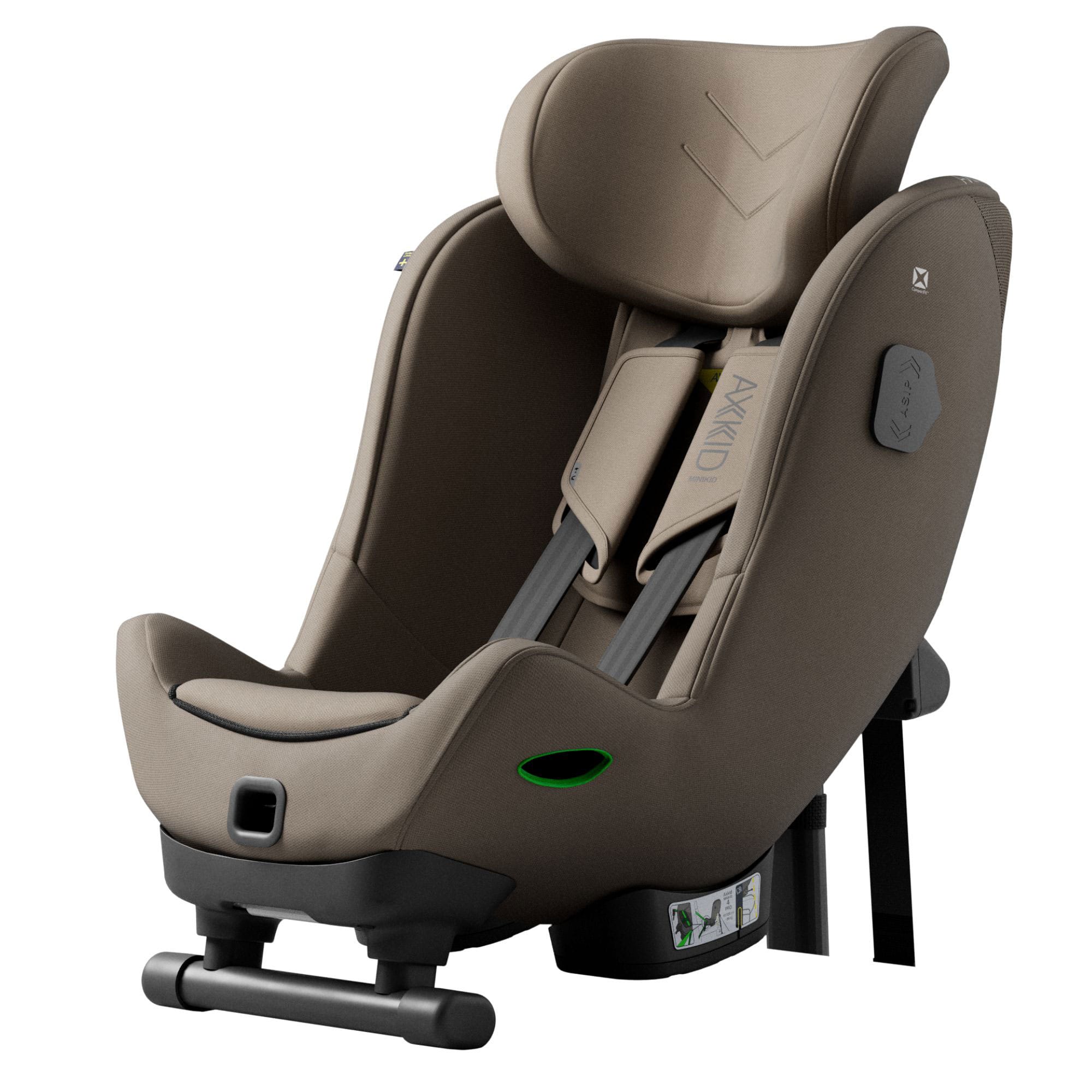 Axkid Minikid 4 Max R129 Car Seat in Driftwood Beige Toddler Car Seats 22150347-FSP 7350150974724