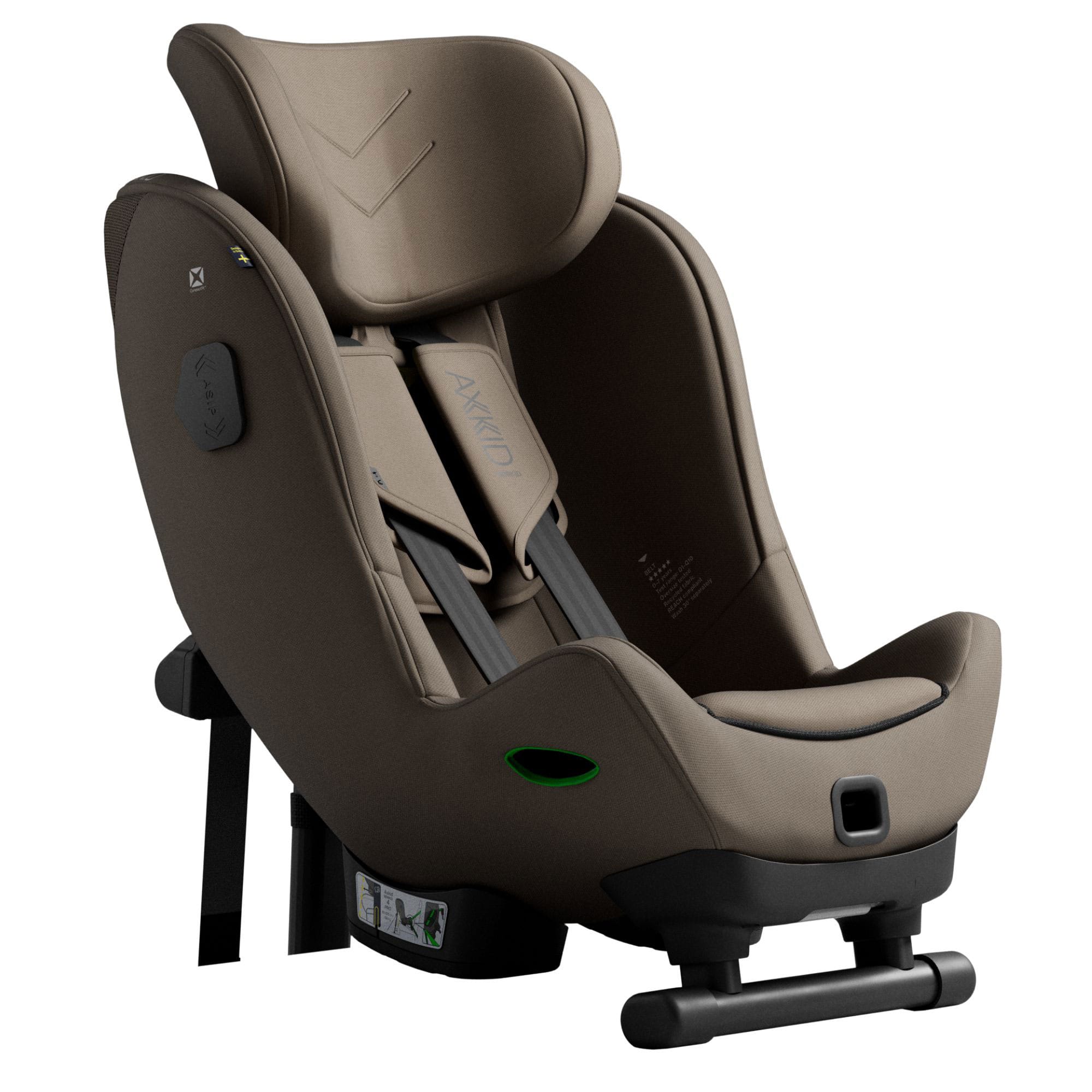 Axkid Minikid 4 Max R129 Car Seat in Driftwood Beige Toddler Car Seats 22150347-FSP 7350150974724