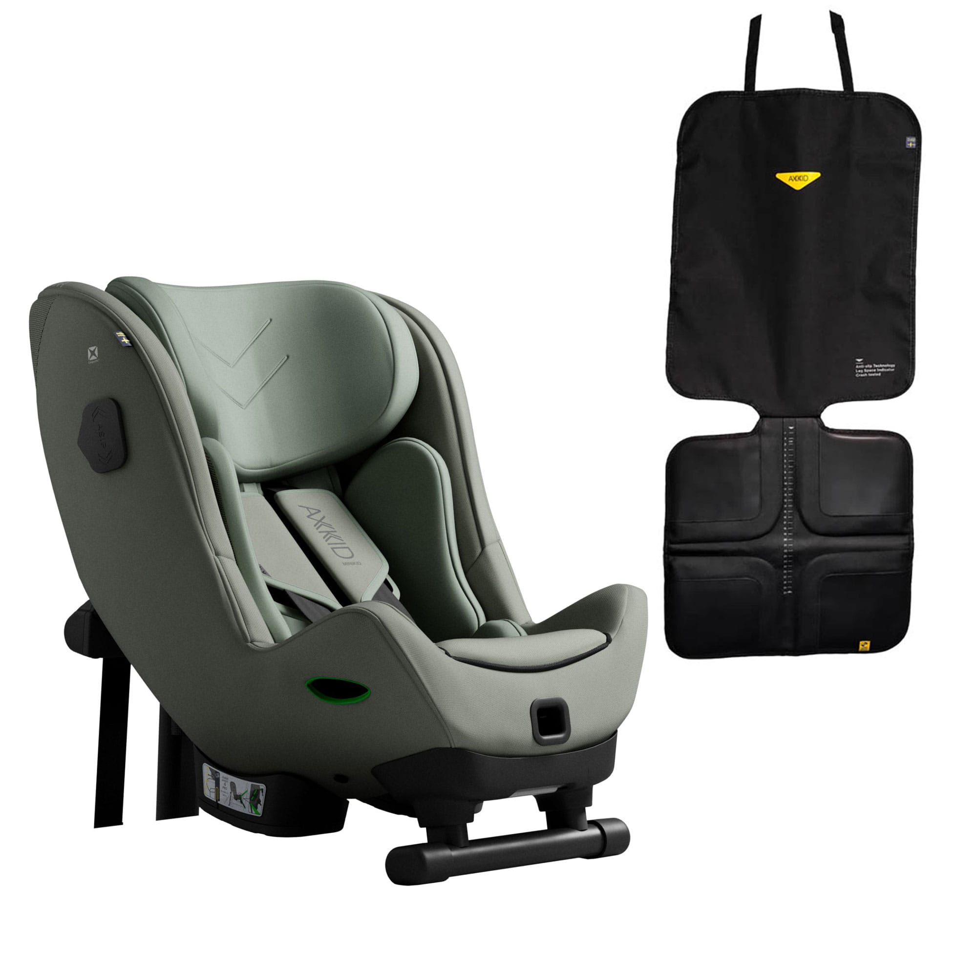 Axkid Minikid 4 Max R129 Car Seat in Nordic Bloom Green Toddler Car Seats 22150342-FSP 7350150972348