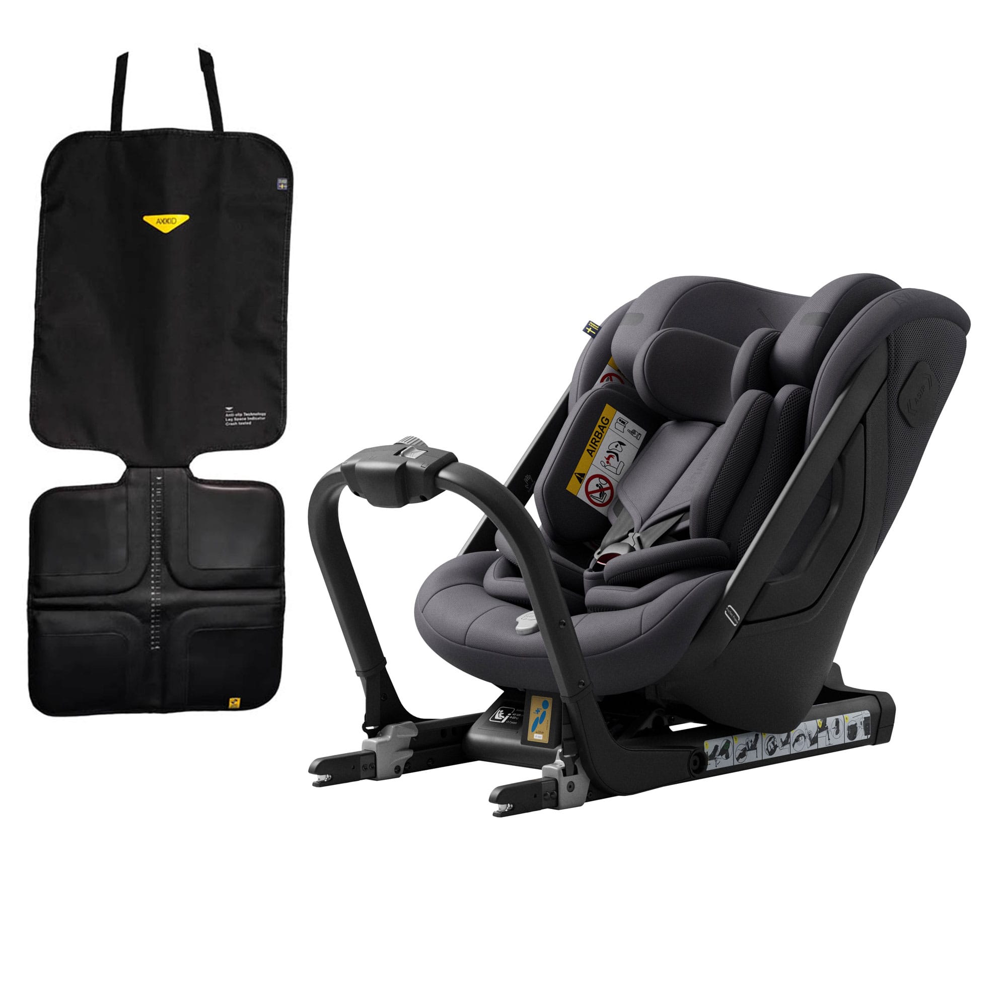 Axkid One 3+ in Arctic Mist Grey Toddler Car Seats 25120240-FSP 7350150971907