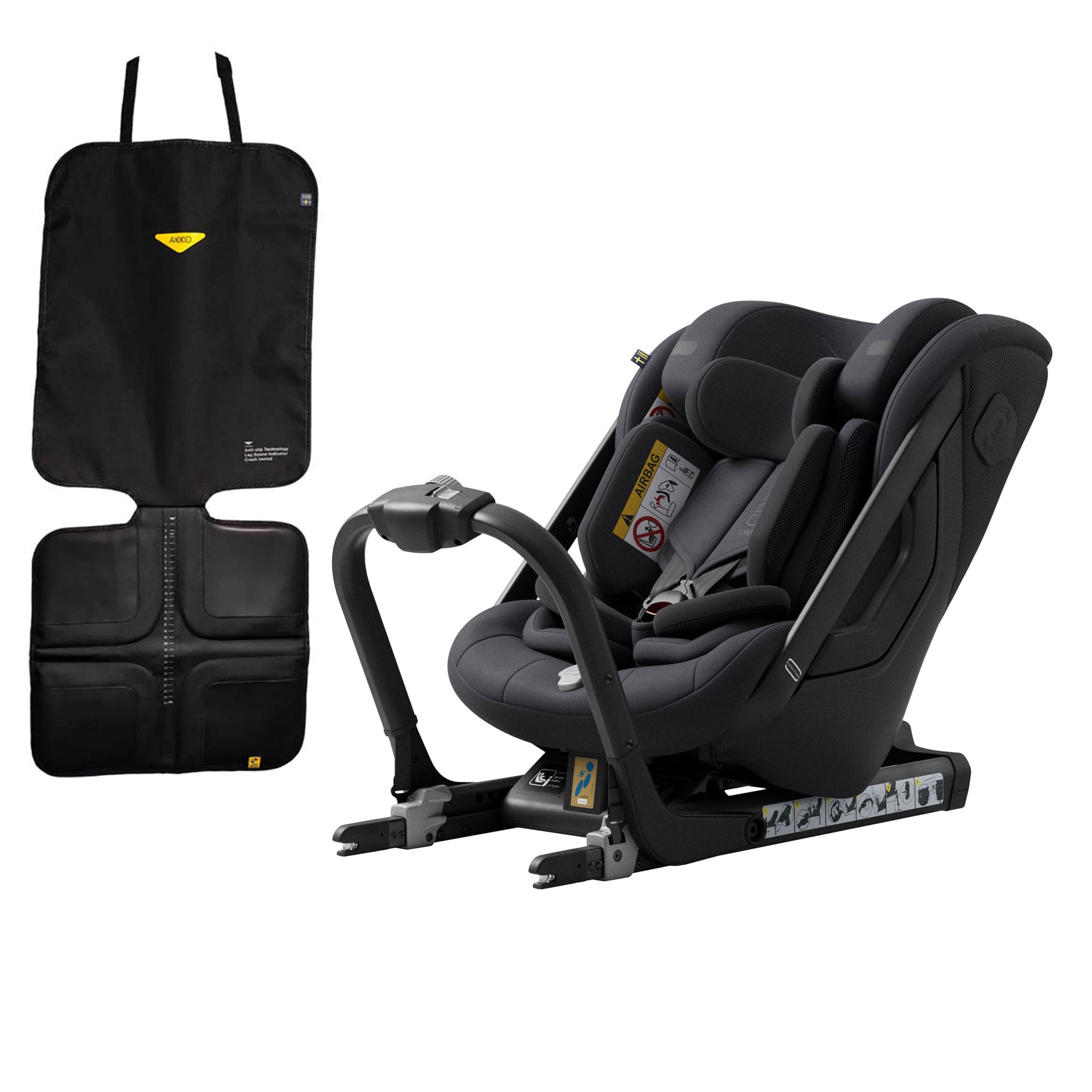 Axkid One 3+ in Coastal Storm Black Toddler Car Seats 25120239-FSP 7350150971891