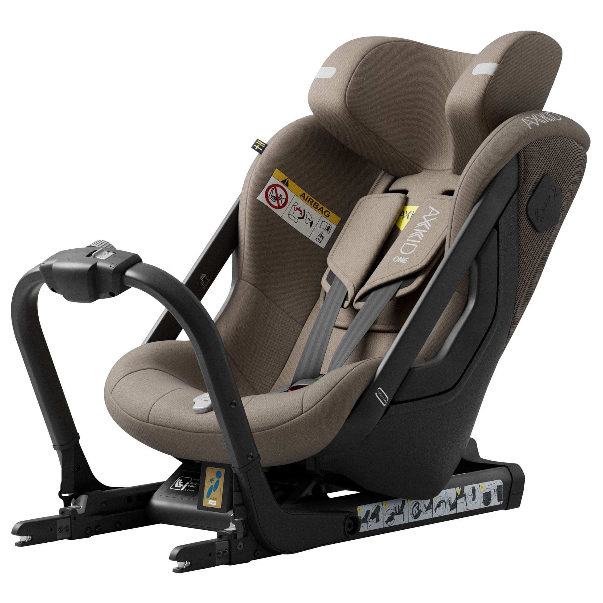 Axkid One 3 in Driftwood Beige Toddler Car Seats 25110247-FSP 7350150974762