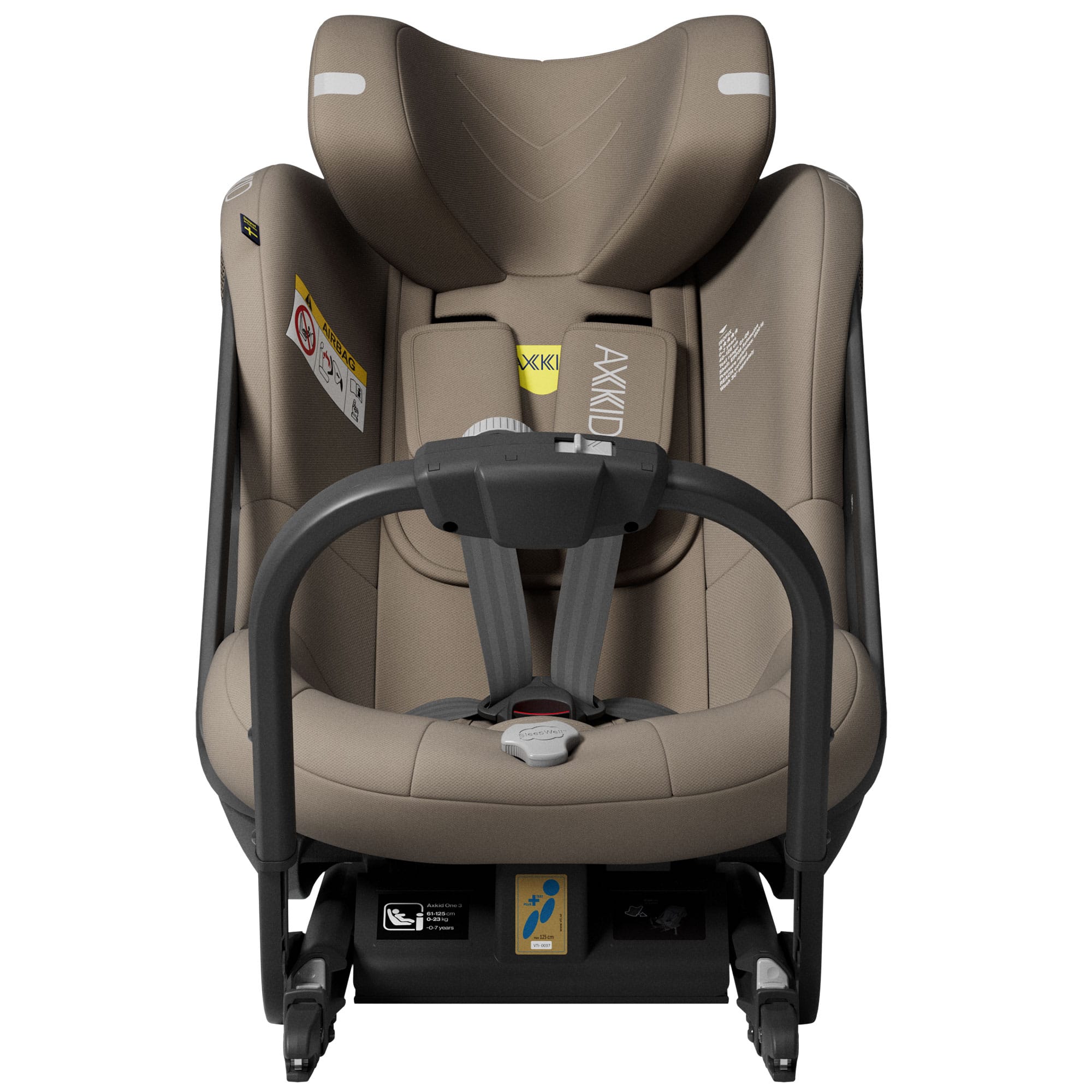 Axkid One 3 in Driftwood Beige Toddler Car Seats 25110247-FSP 7350150974762