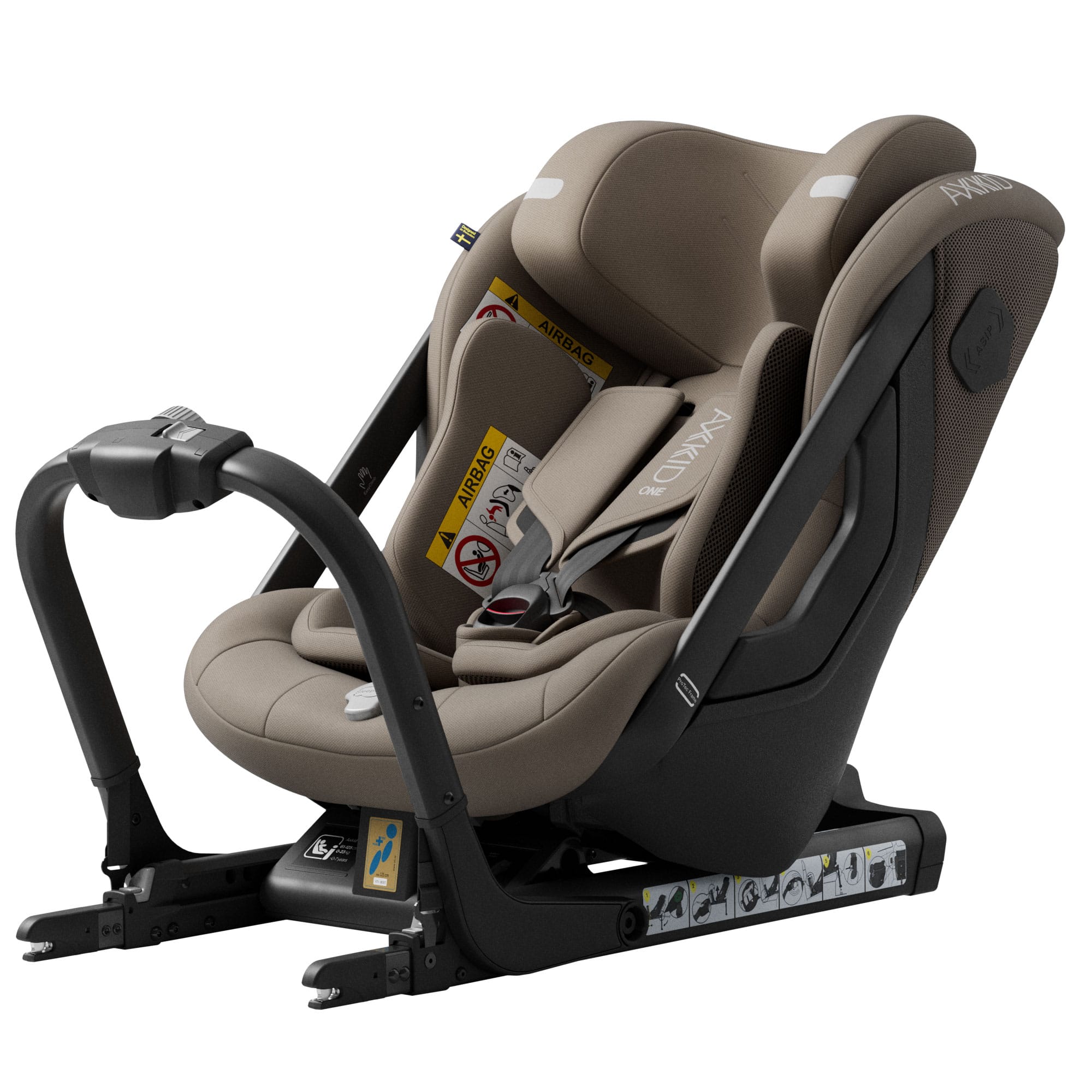 Axkid One 3+ in Driftwood Beige Toddler Car Seats 25120247-FSP 7350150974786
