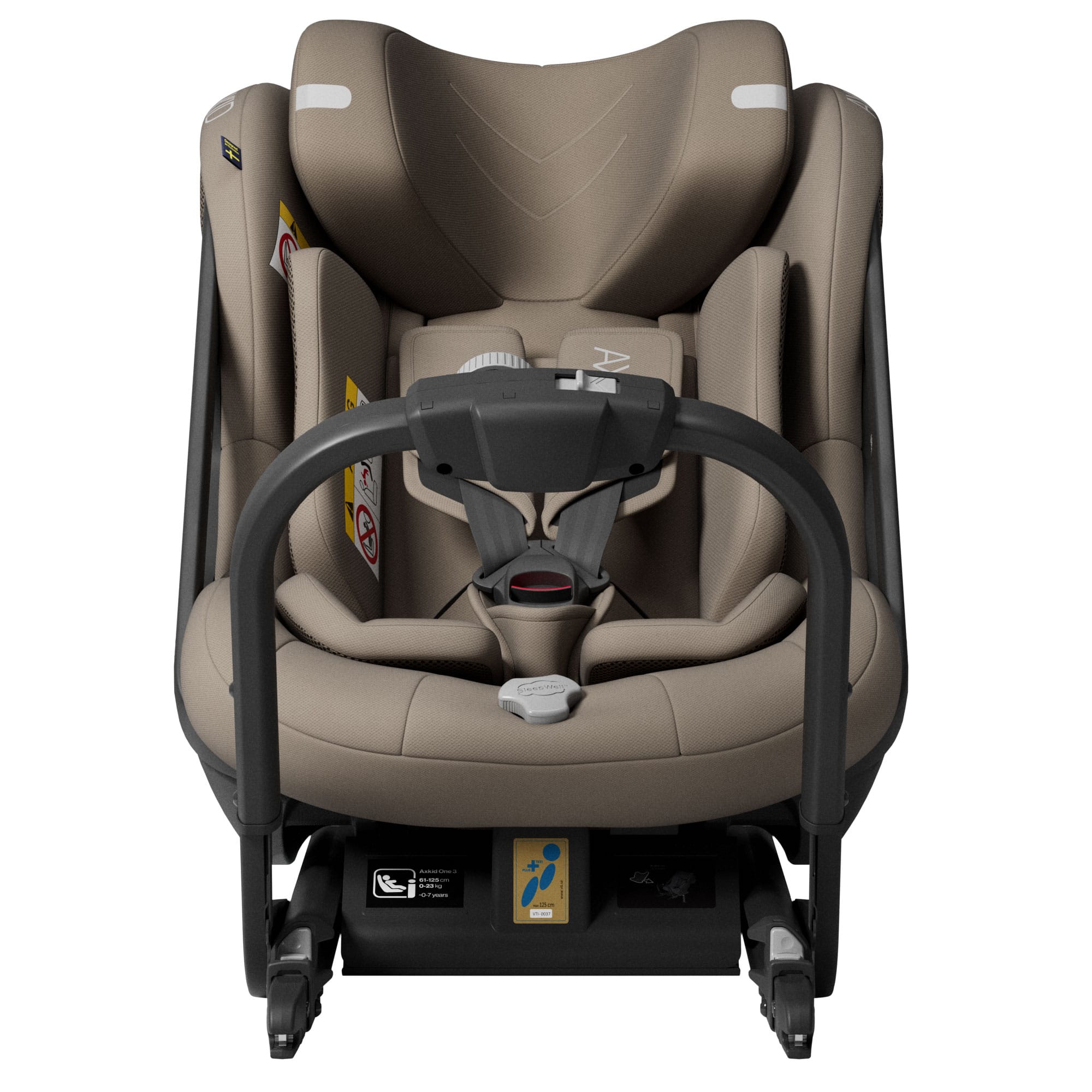 Axkid One 3+ in Driftwood Beige Toddler Car Seats 25120247-FSP 7350150974786