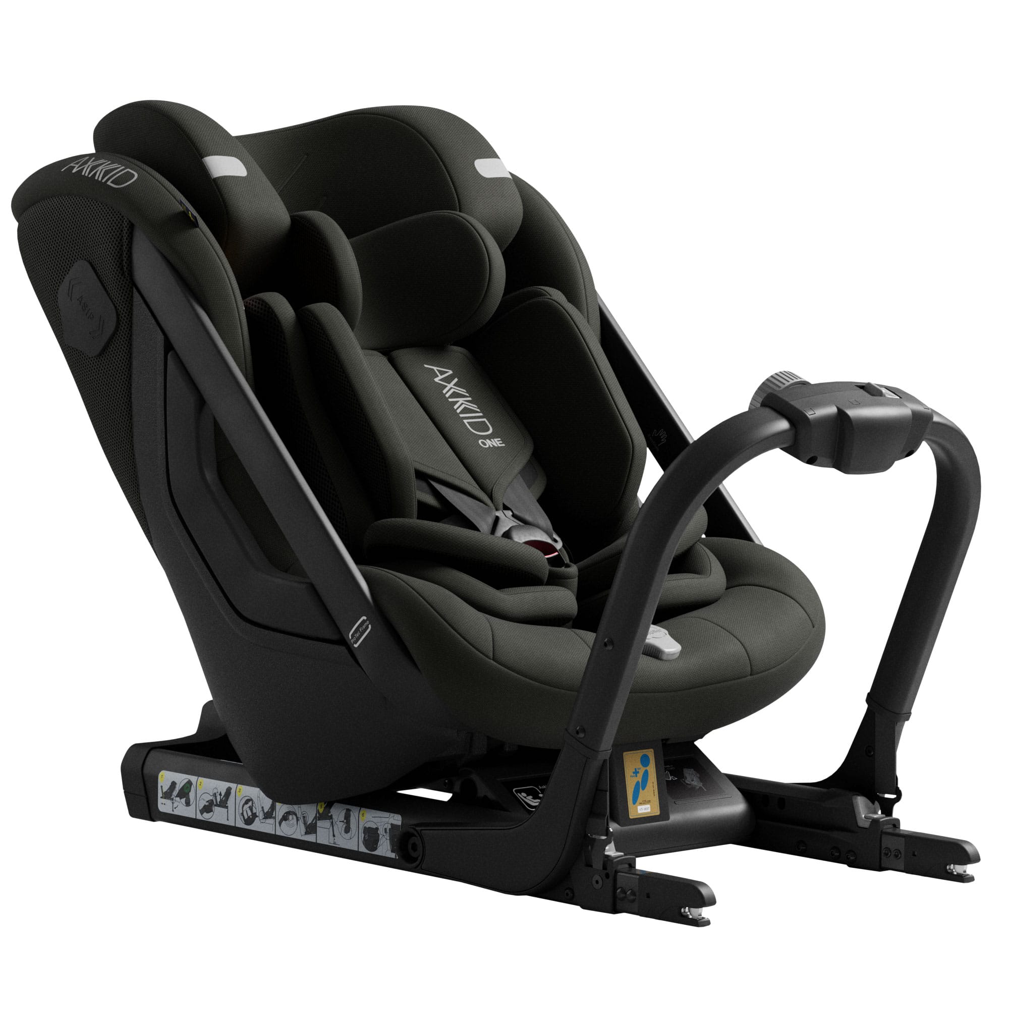 Axkid One 3+ in Forest Moss Green Toddler Car Seats 25120248-FSP 7350150974793