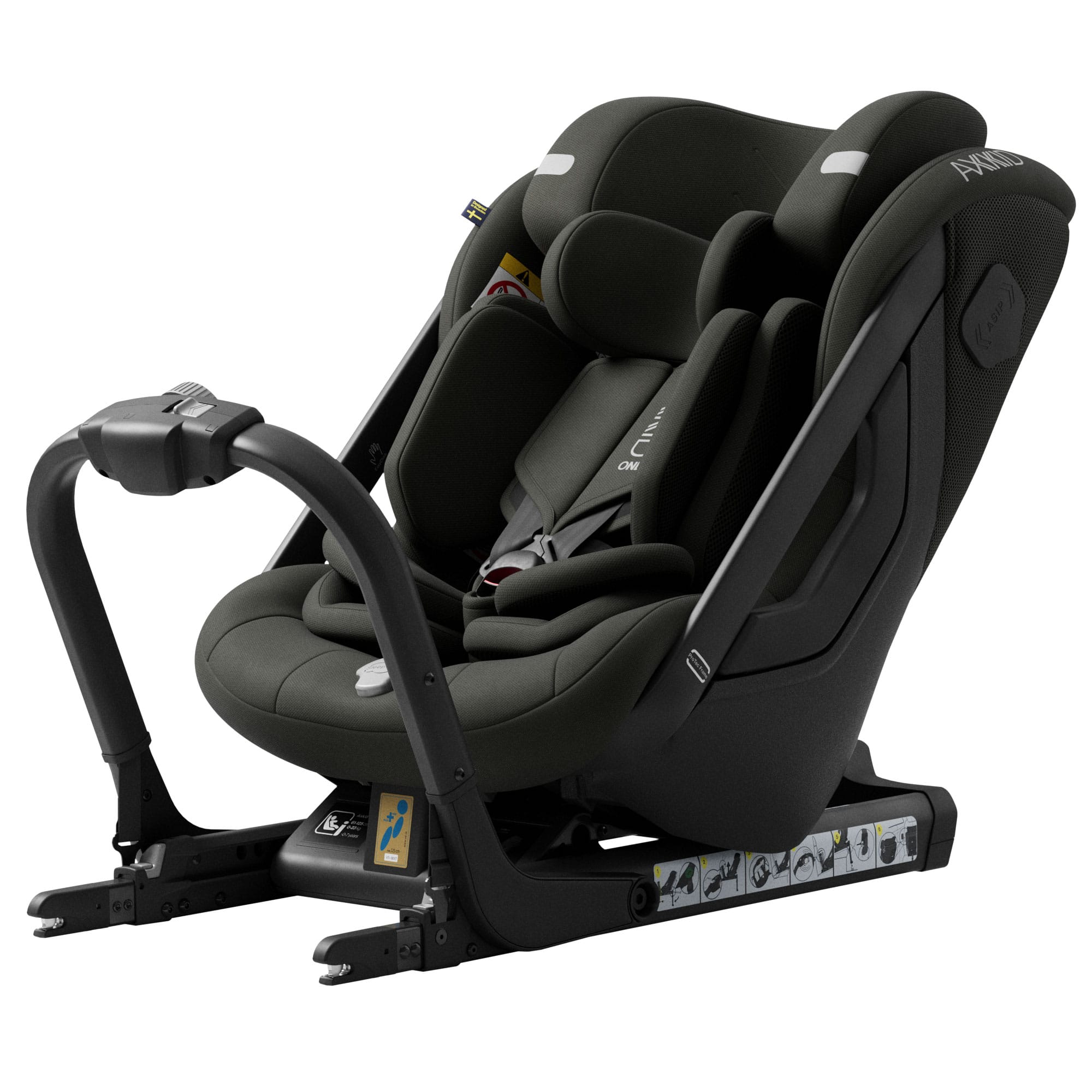 Axkid One 3+ in Forest Moss Green Toddler Car Seats 25120248-FSP 7350150974793