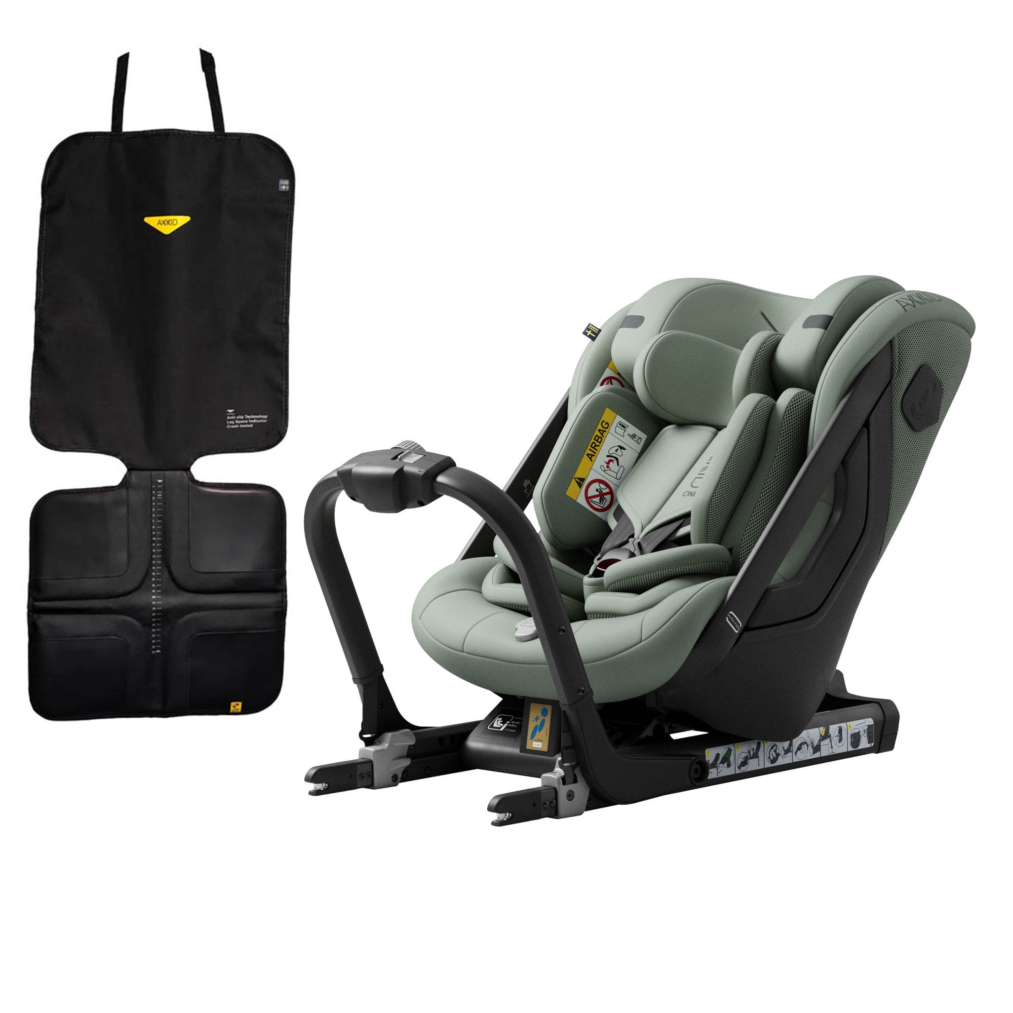 Axkid One 3+ in Nordic Bloom Green Toddler Car Seats 25120242-FSP 7350150971921
