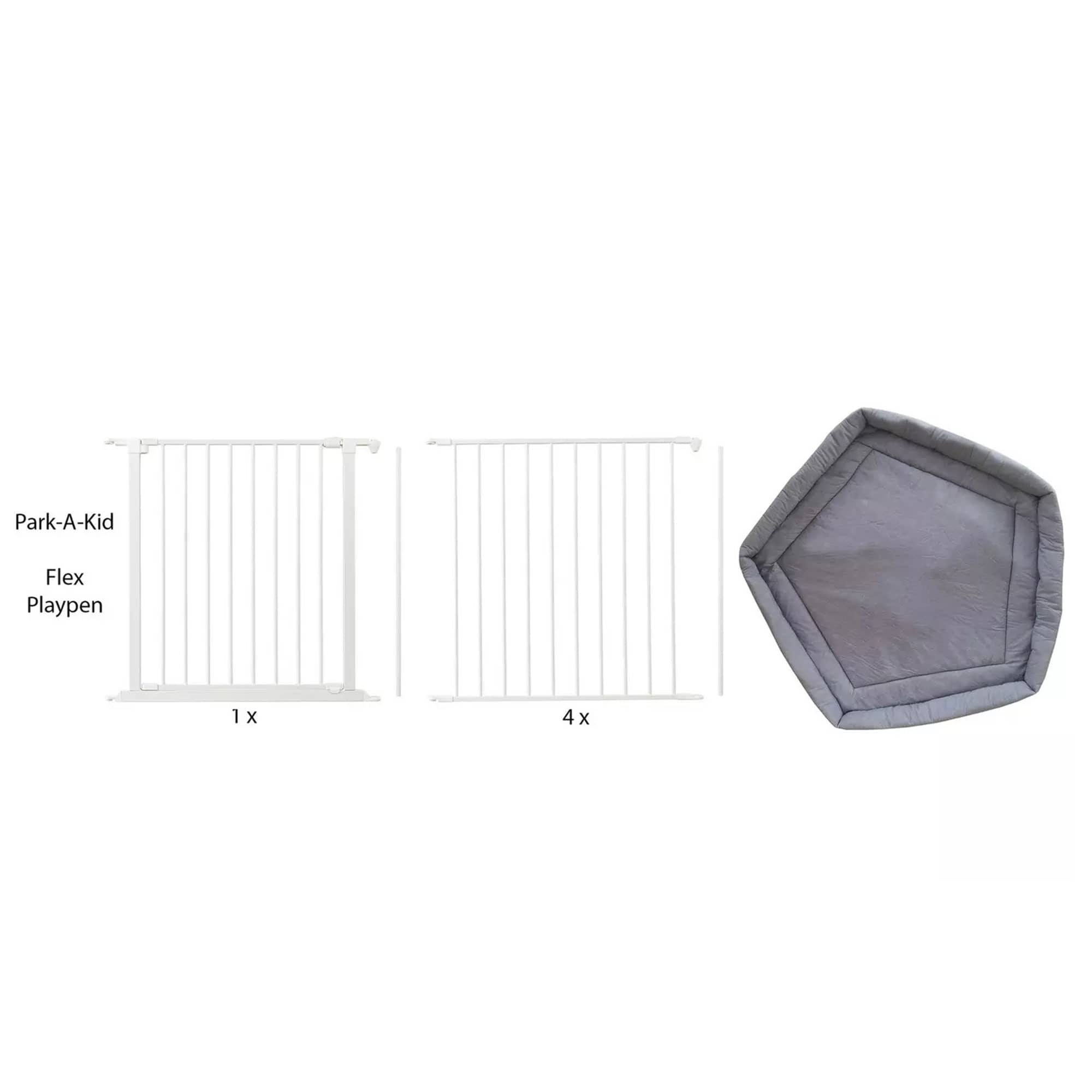 Baby Dan Park A Kid in White Stair Gates & Safety Gates 501291 5705548028107