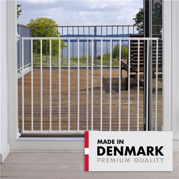 BabyDan MultiDan Metal Extending Safety Gate in White Stair Gates & Safety Gates 501478 5705548024826