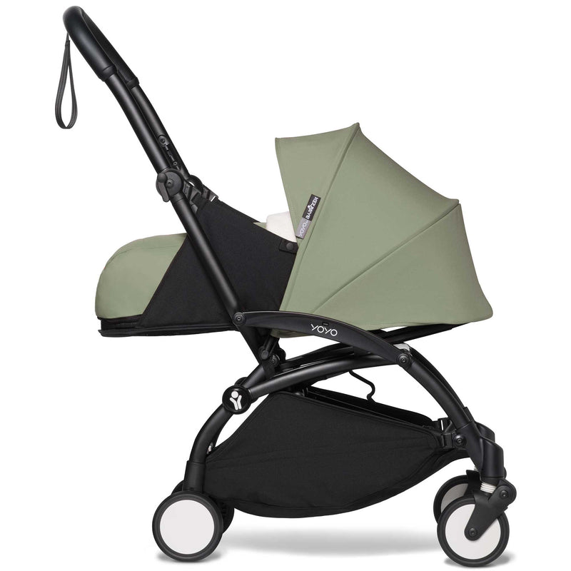 BABYZEN YOYO2 0+ Complete Stroller Black/Olive Pushchairs & Buggies 13872-BLK-OLV 3701244008452