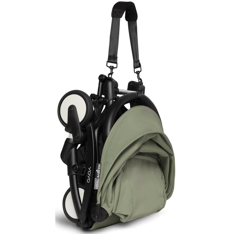 BABYZEN YOYO2 0+ Complete Stroller Black/Olive Pushchairs & Buggies 13872-BLK-OLV 3701244008452