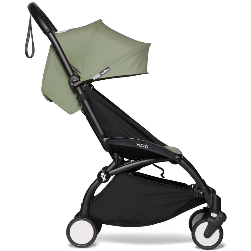 BABYZEN YOYO2 0+ Complete Stroller Black/Olive Pushchairs & Buggies 13872-BLK-OLV 3701244008452
