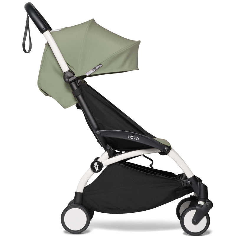 BABYZEN YOYO2 0+ Complete Stroller White/Olive Pushchairs & Buggies 13874-WHT-OLV 3701244008452