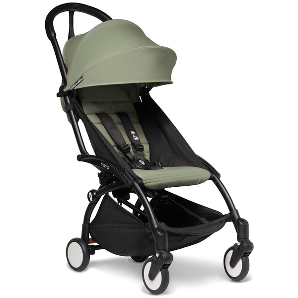 BABYZEN YOYO2 6m+ Stroller Black/Olive Pushchairs & Buggies 13876-BLK-OLV 3701244008452