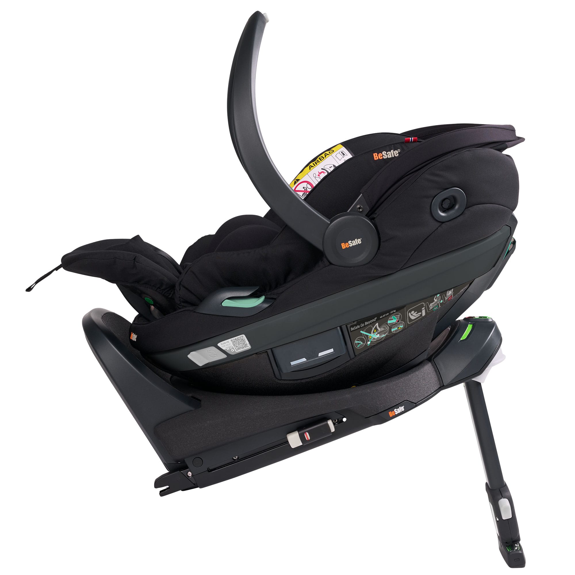BeSafe Beyond 2 Complete Bundle in Black Cab Baby Car Seats 15496-BLK-CAB-2