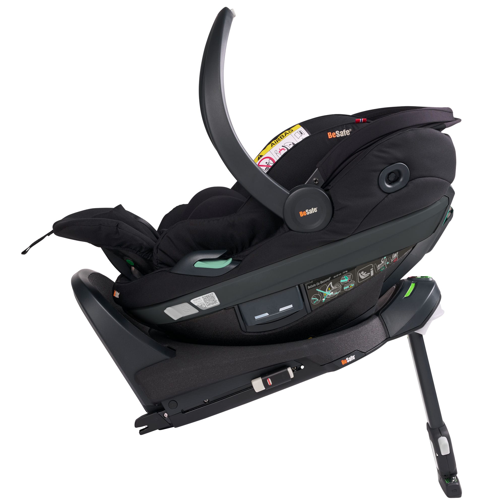 BeSafe Beyond 2 Complete Bundle in Black Cab Baby Car Seats 15496-BLK-CAB-2