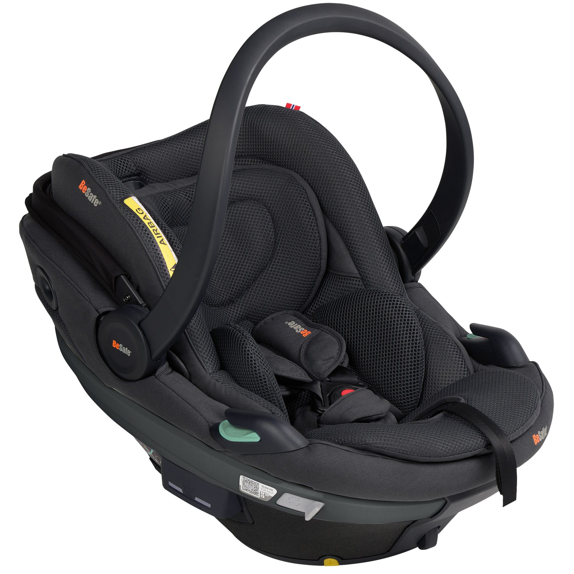 BeSafe Go Beyond 2 Car Seat in Anthracite Mesh Baby Car Seats 11043219-AnthraMesh-One Size-UK 7072754026929