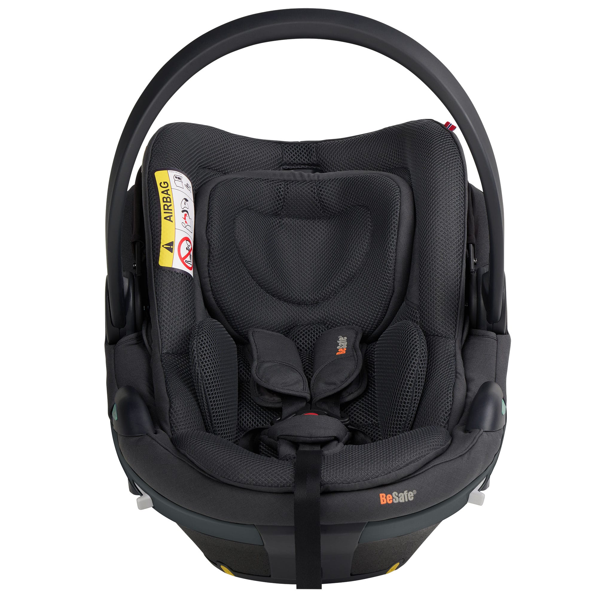 BeSafe Go Beyond 2 Car Seat in Anthracite Mesh Baby Car Seats