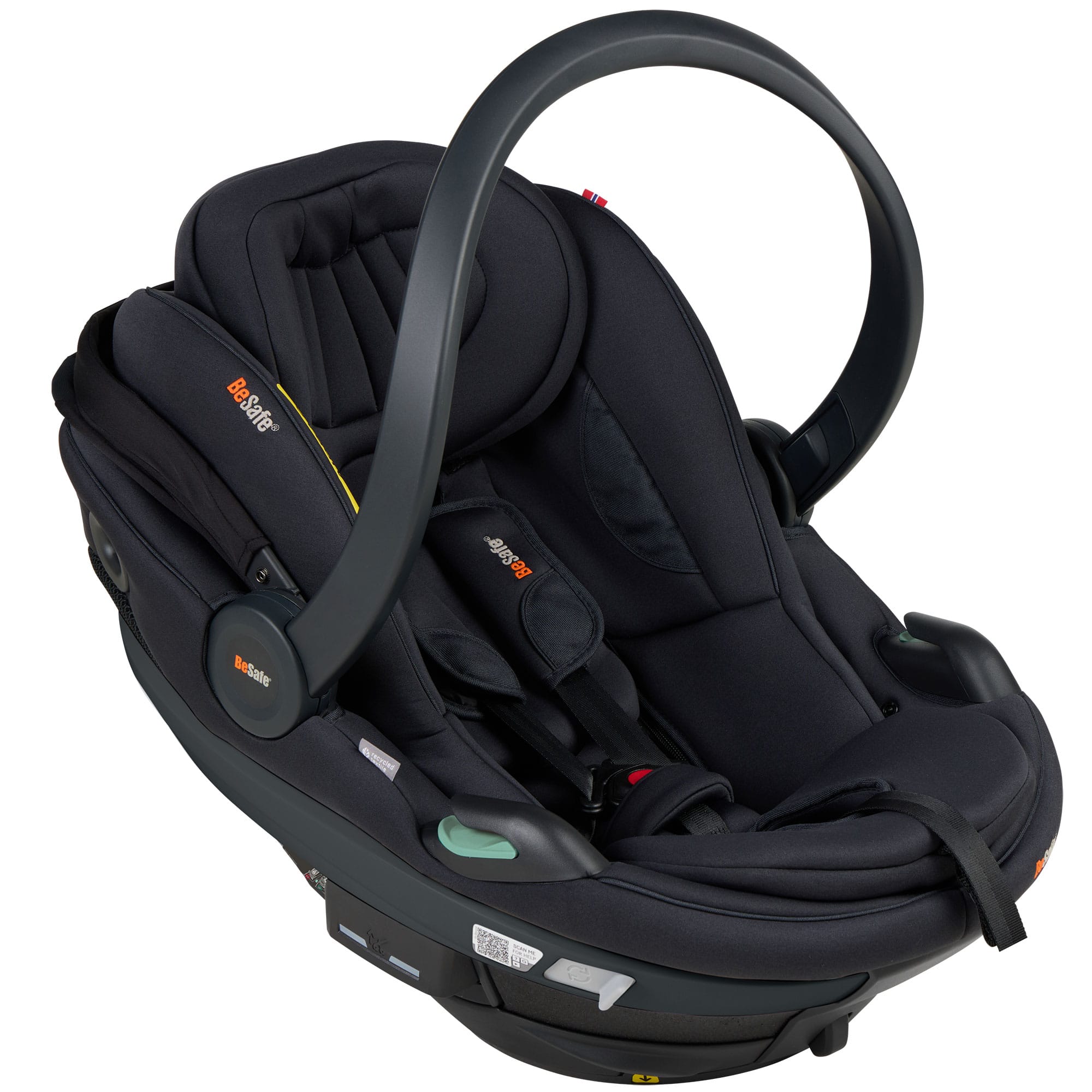 BeSafe Go Beyond 2 Car Seat in Black Soft Breeze Baby Car Seats