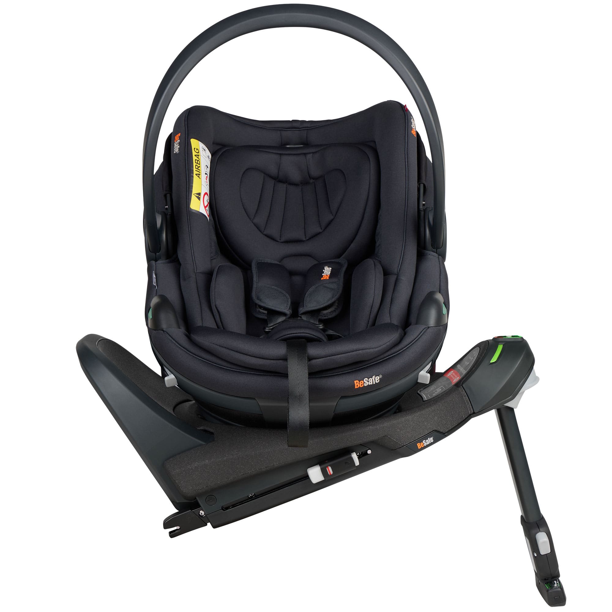 BeSafe Go Beyond 2 Car Seat in Black Soft Breeze Baby Car Seats 20431-BLK-SB 7072754026134