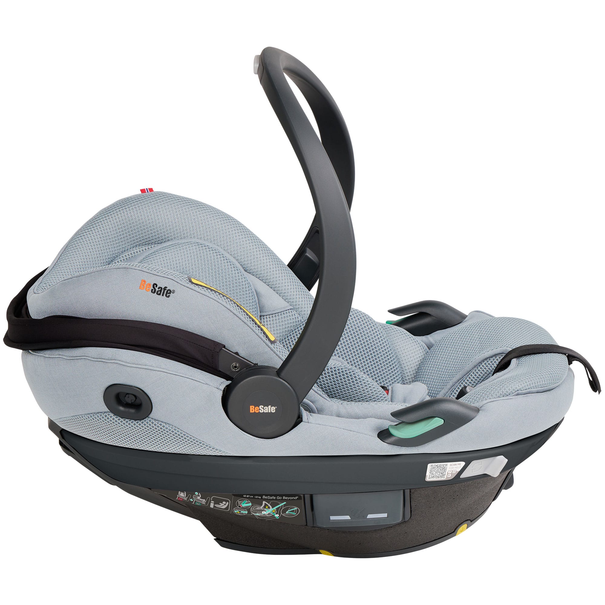 BeSafe Go Beyond 2 Car Seat in Peak Mesh Baby Car Seats