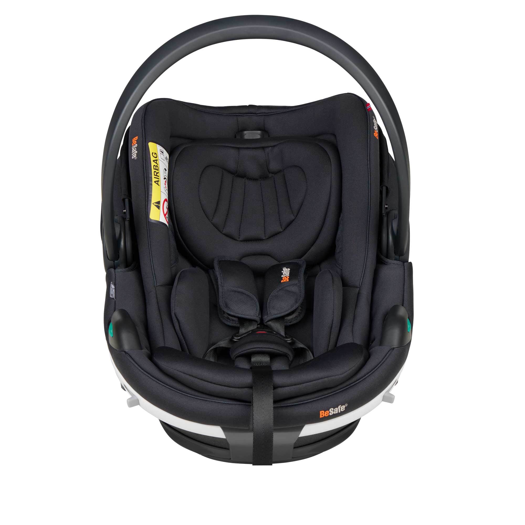 BeSafe Go Beyond Car Seat & Base in Black Soft Breeze Baby Car Seats 19298-BLACK-SO-BR 7072754023553