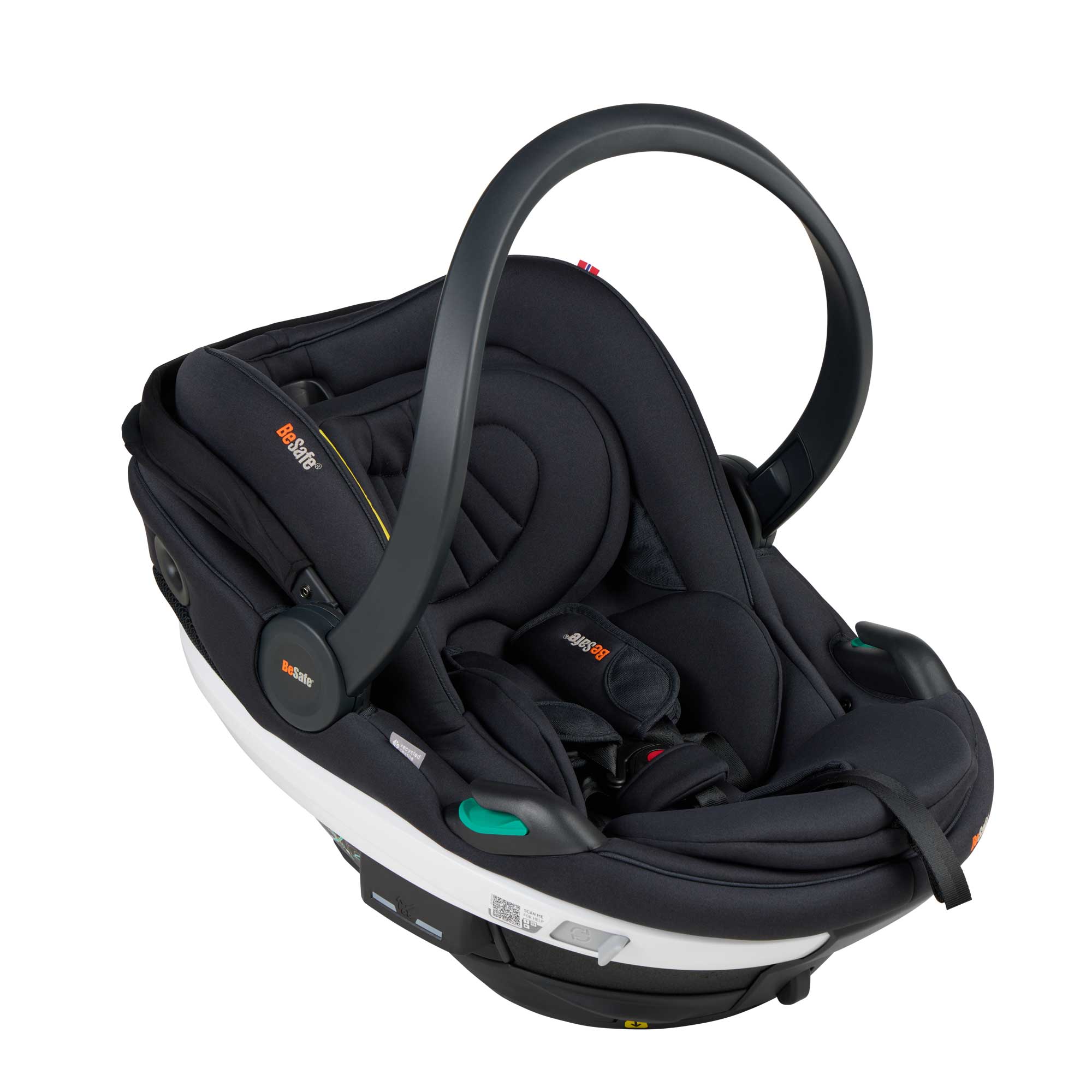 BeSafe Go Beyond Car Seat & Base in Black Soft Breeze Baby Car Seats 19298-BLACK-SO-BR 7072754023553