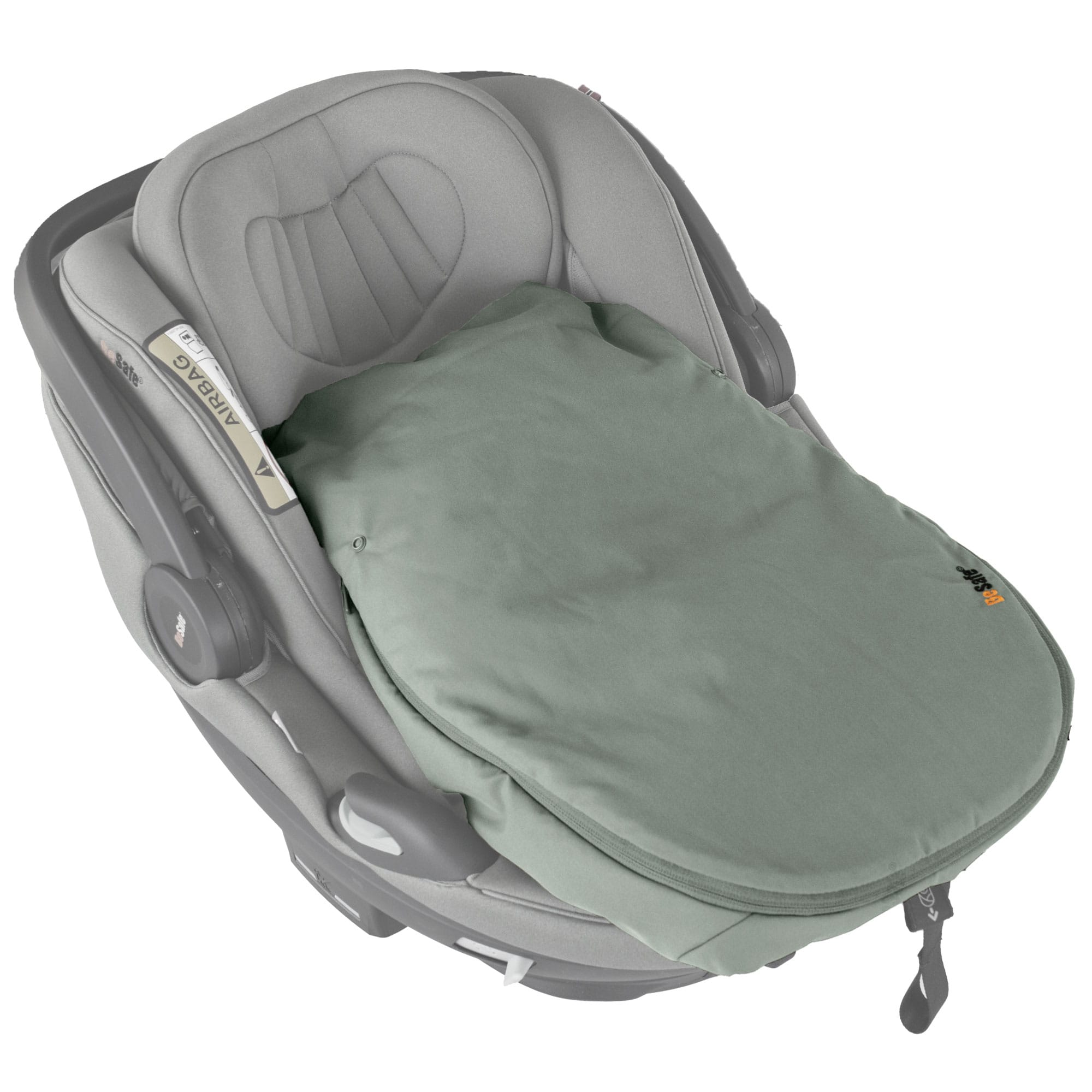 BeSafe Wind & Weather Cover in Meadow Green Car Seat Raincovers 11043220-GRN 7072754026110