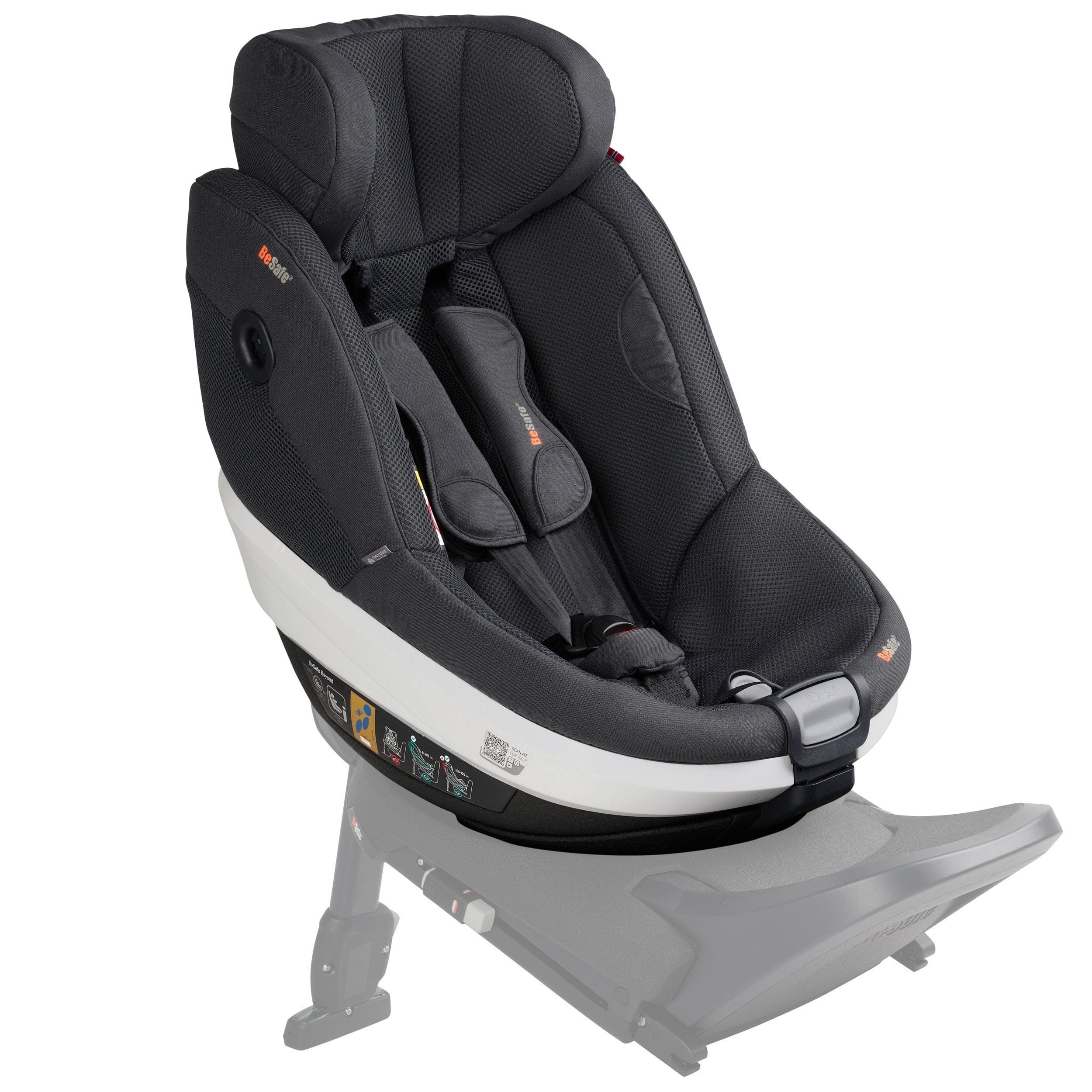 BeSafe Beyond 360 Car Seat (Anthracite Mesh) Extended Rear Facing Car Seats 1036247-AnthraciteMesh-Std