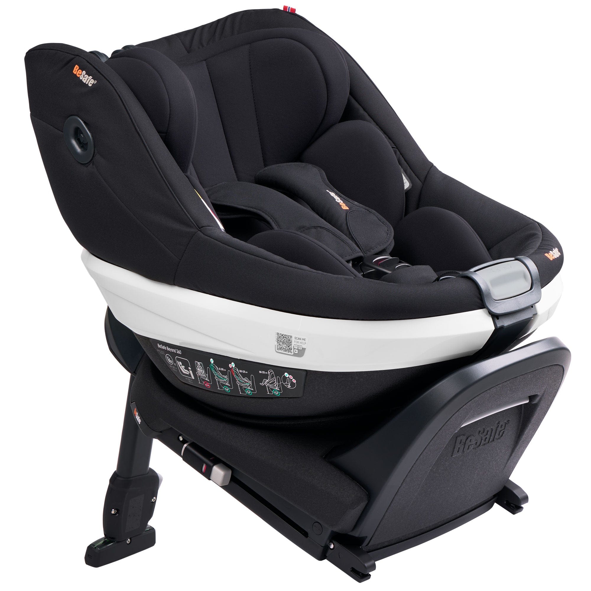 BeSafe Beyond Complete Bundle in Black Cab Extended Rear Facing Car Seats 15496-BLK-CAB 7072754020750