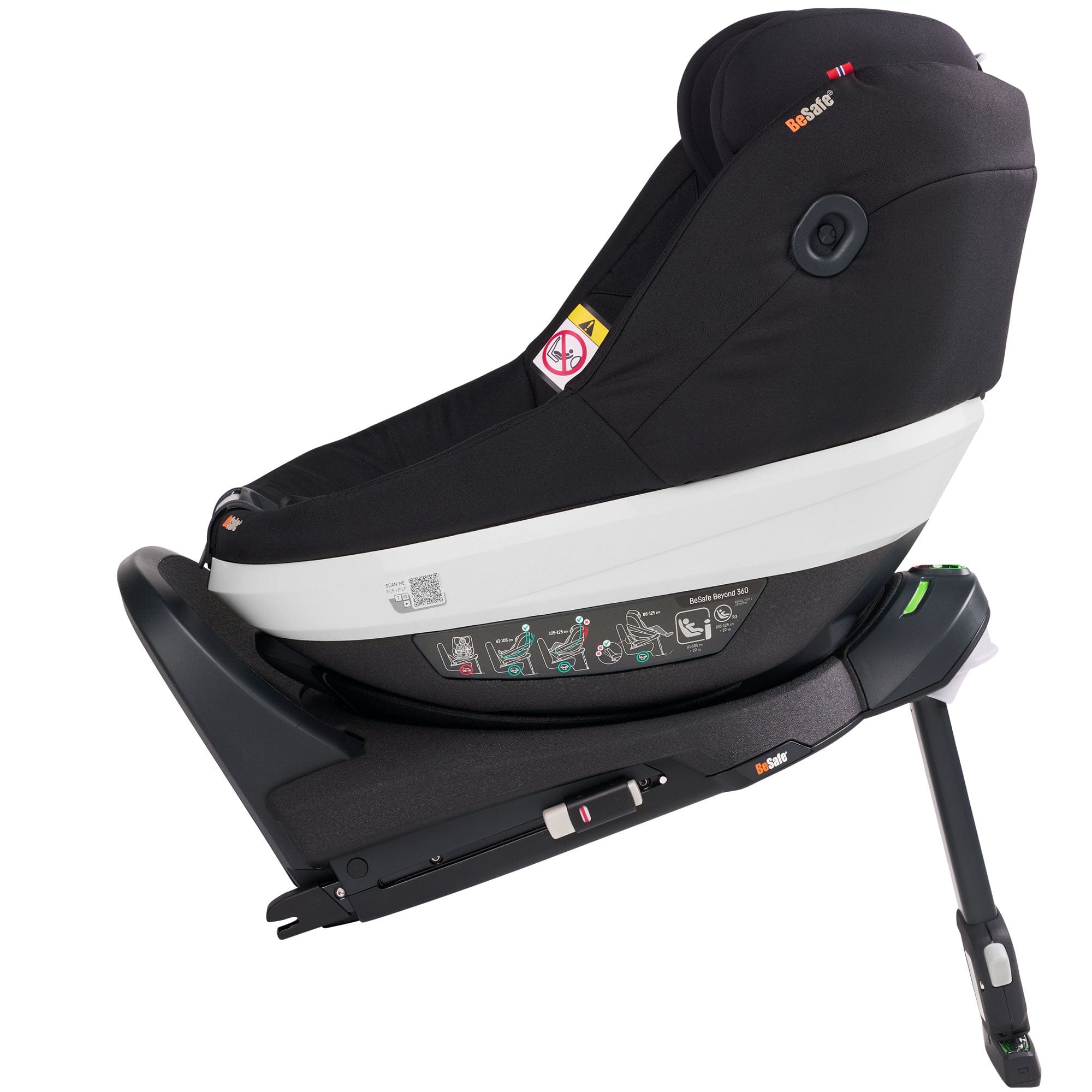 BeSafe Beyond Complete Bundle in Black Cab Extended Rear Facing Car Seats 15496-BLK-CAB 7072754020750