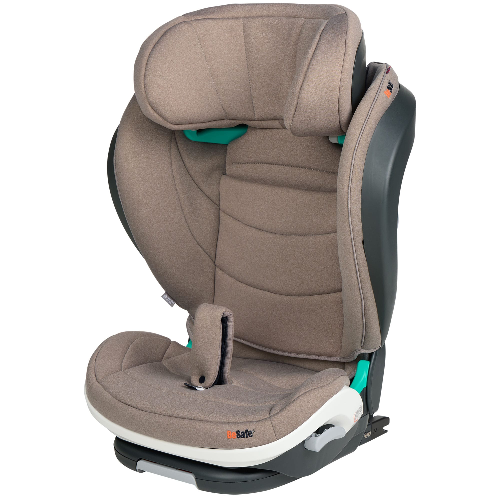 BeSafe iZi Flex FIX 2 i-Size Car Seat in Dark Sand Soft Breeze Highback Booster Seats 11037469-DaSandSoBr-1Std 7072754025984