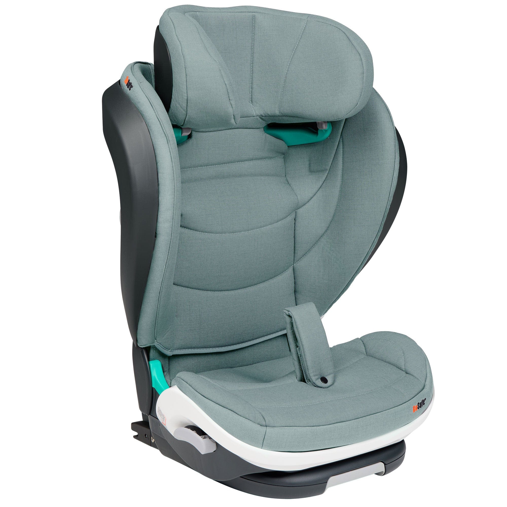 BeSafe iZi Flex FIX 2 i-Size Car Seat in Sea Green Melange Highback Booster Seats 11037469-SeaGreenMelange-1Std 7072754021245