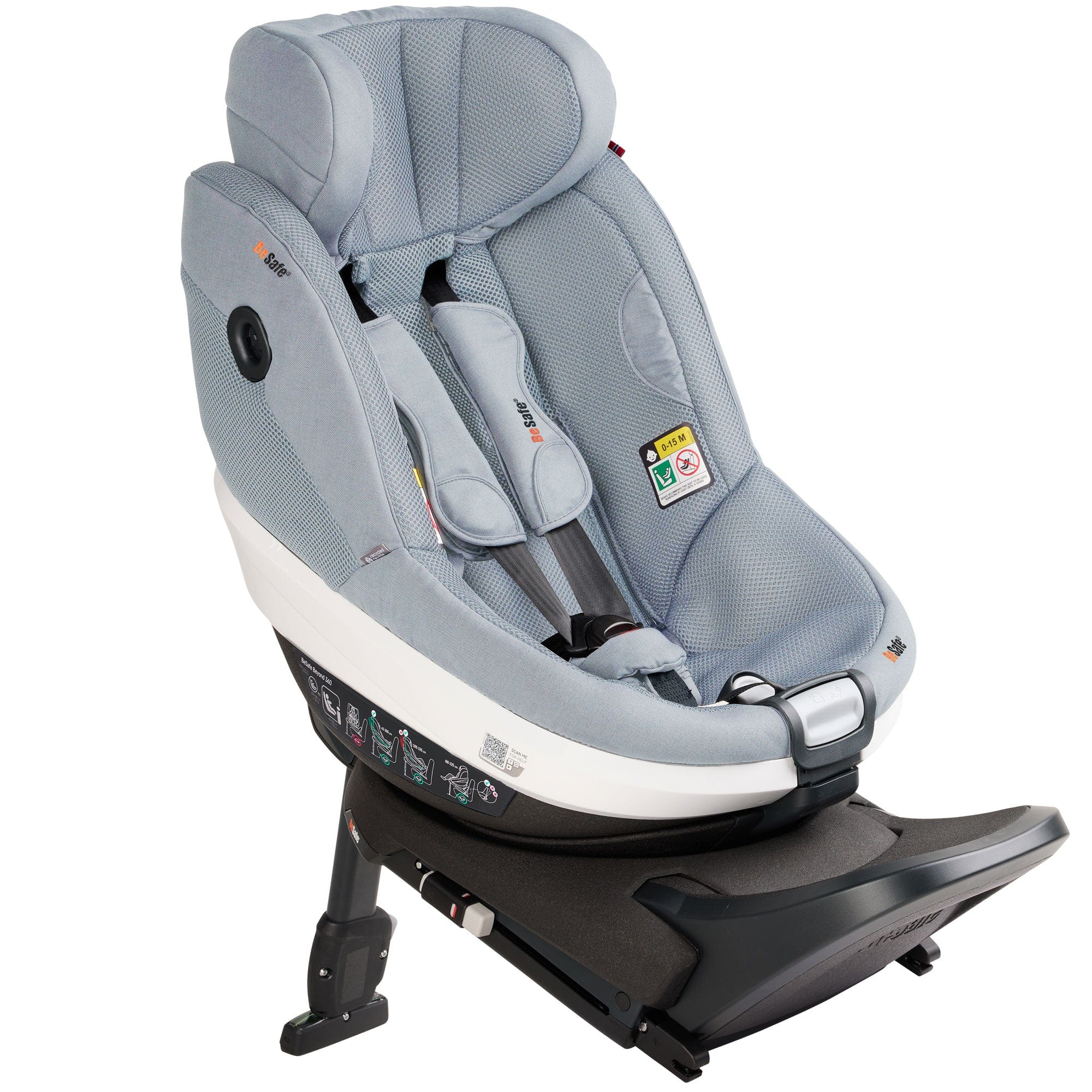 BeSafe Beyond 360 Car Seat & Base (Peak Mesh) Swivel Car Seats 15488-PEA-MES 7072754020781