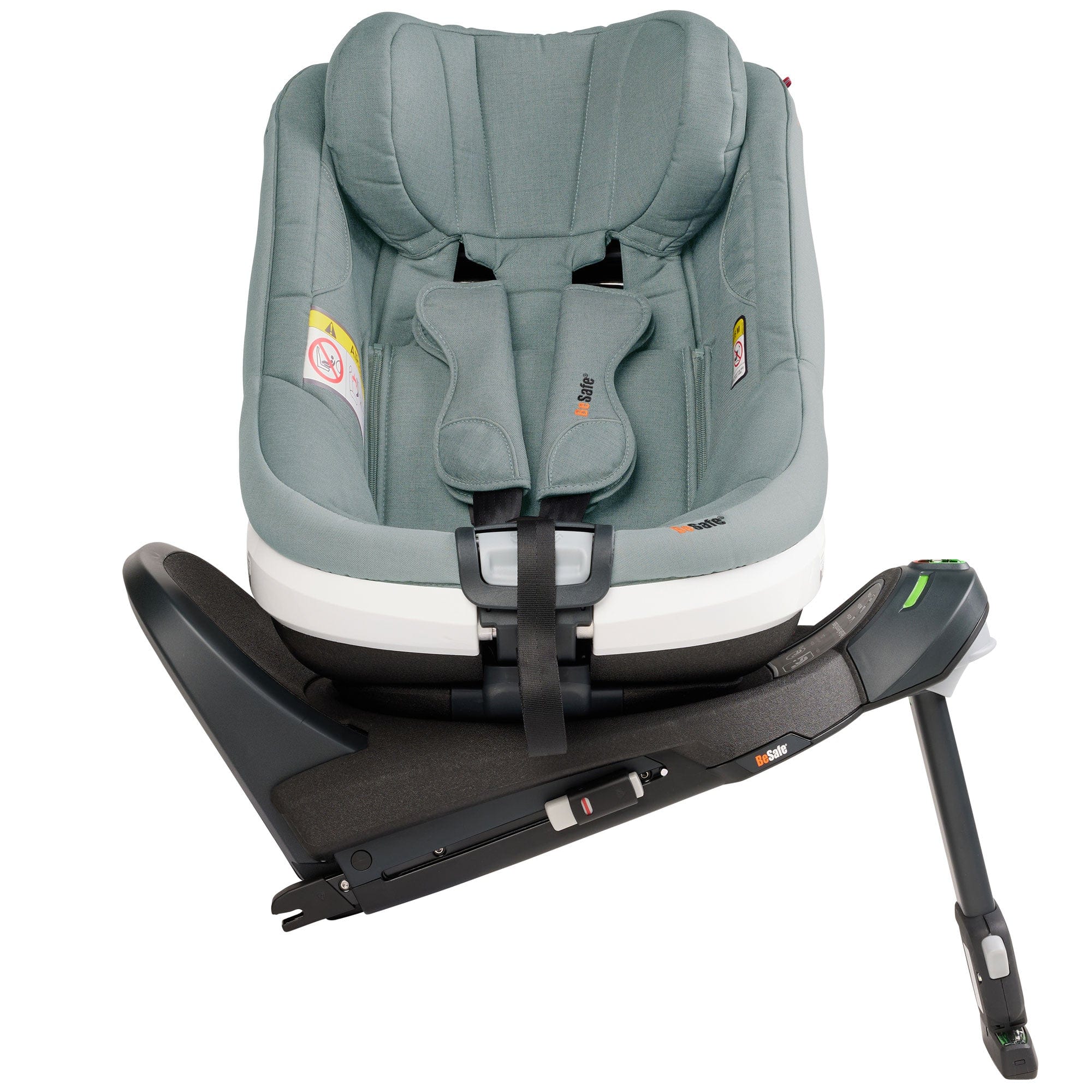 BeSafe Beyond 360 Car Seat & Base (Sea Green Melange) Swivel Car Seats 15492-GRN-MEL 7072754021122
