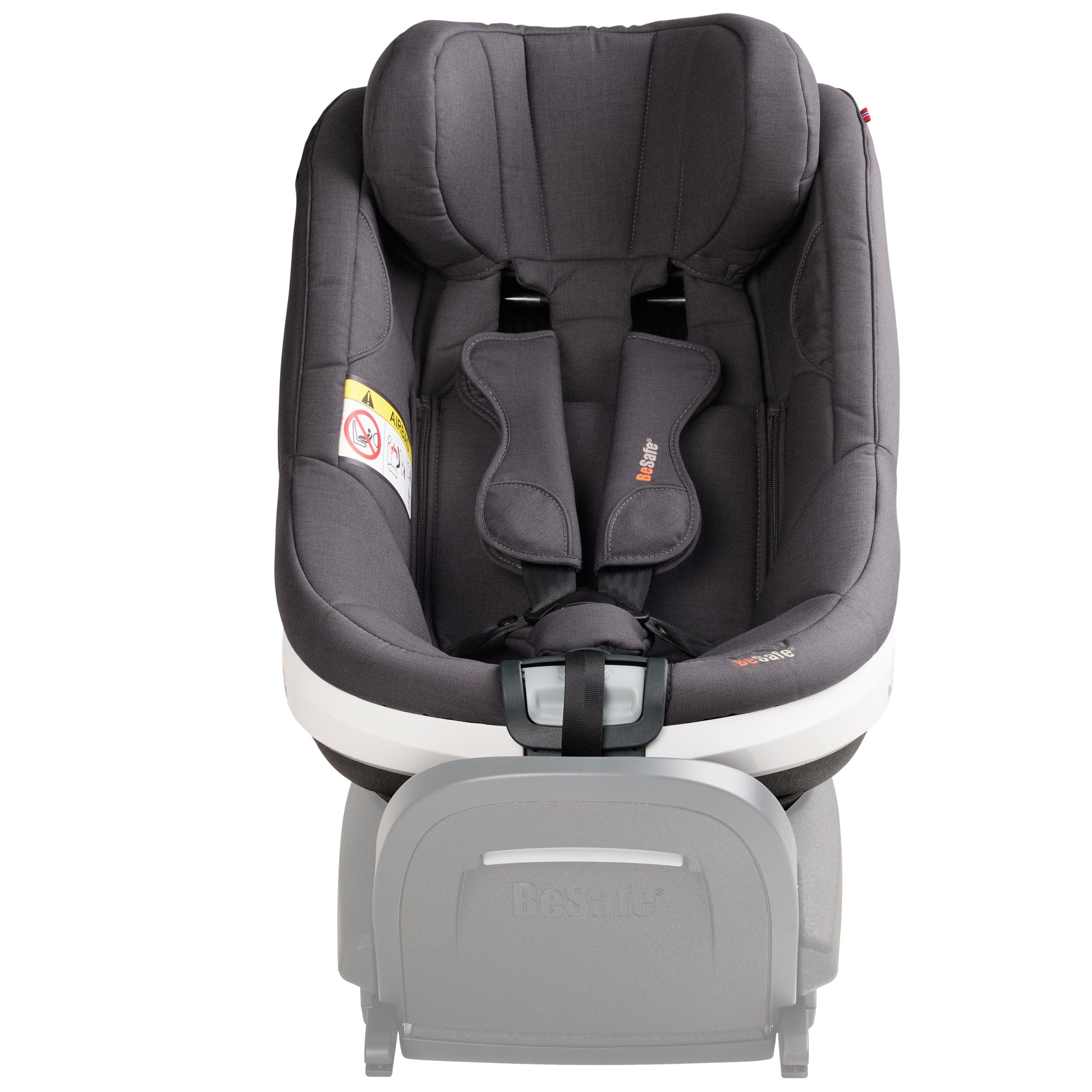 BeSafe Beyond 360 Car Seat (Dark Grey Melange) Swivel Car Seats