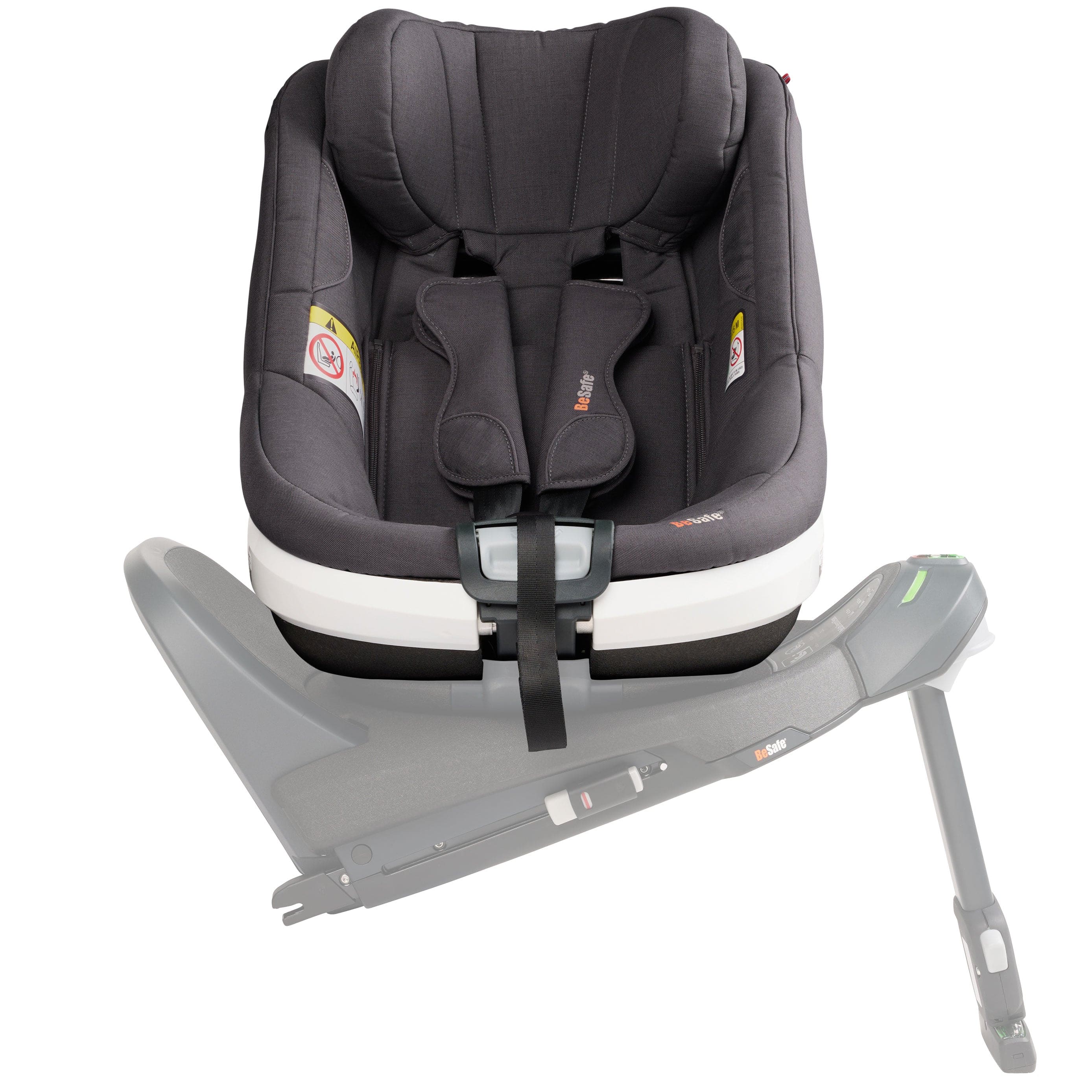 BeSafe Beyond 360 Car Seat (Dark Grey Melange) Swivel Car Seats