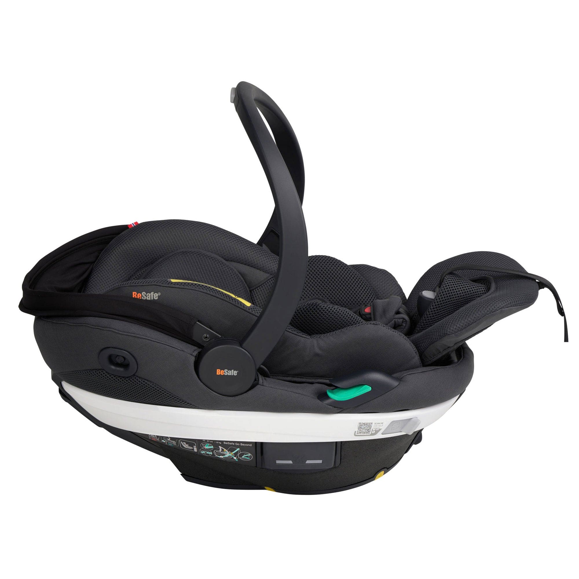 BeSafe Beyond 360 Complete Bundle in Anthracite Mesh Swivel Car Seats