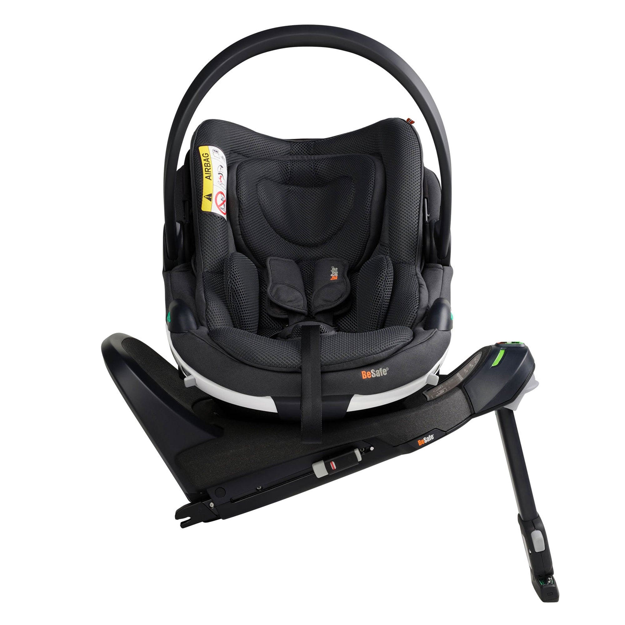 BeSafe Beyond Complete Bundle in Anthracite Mesh Swivel Car Seats