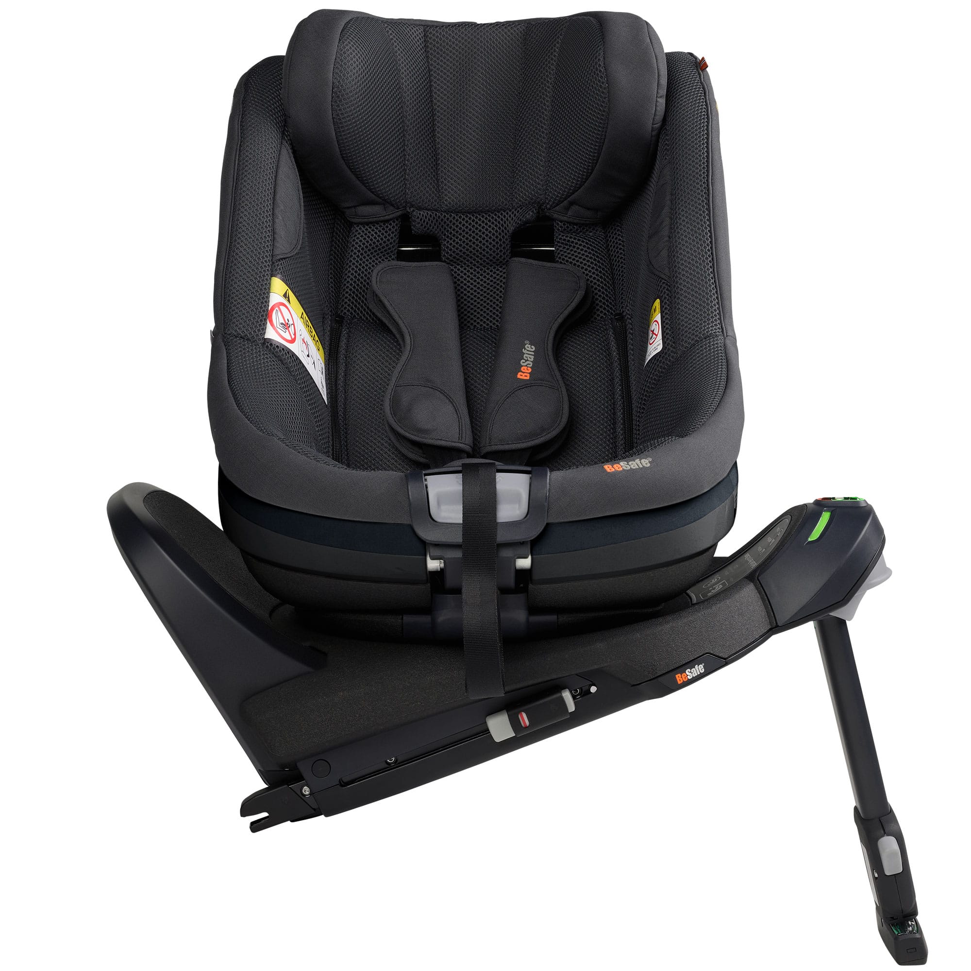 BeSafe Beyond 2 360 Car Seat & Base in Anthracite Mesh Toddler Car Seats 20445-ATH-MES 7072754026684