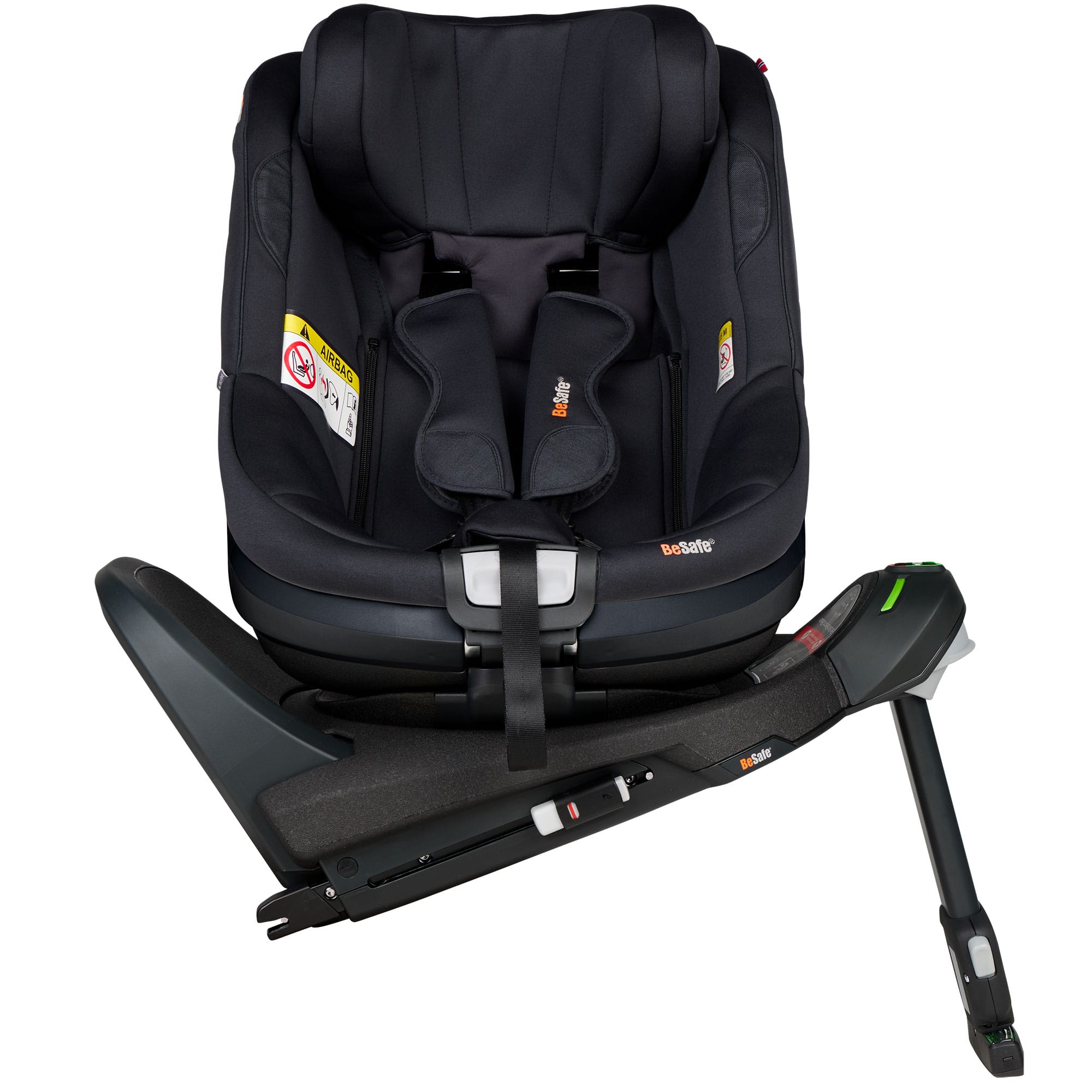 BeSafe Beyond 2 360 Car Seat & Base in Black Soft Breeze Toddler Car Seats 20445-BLK-SB 7072754026707