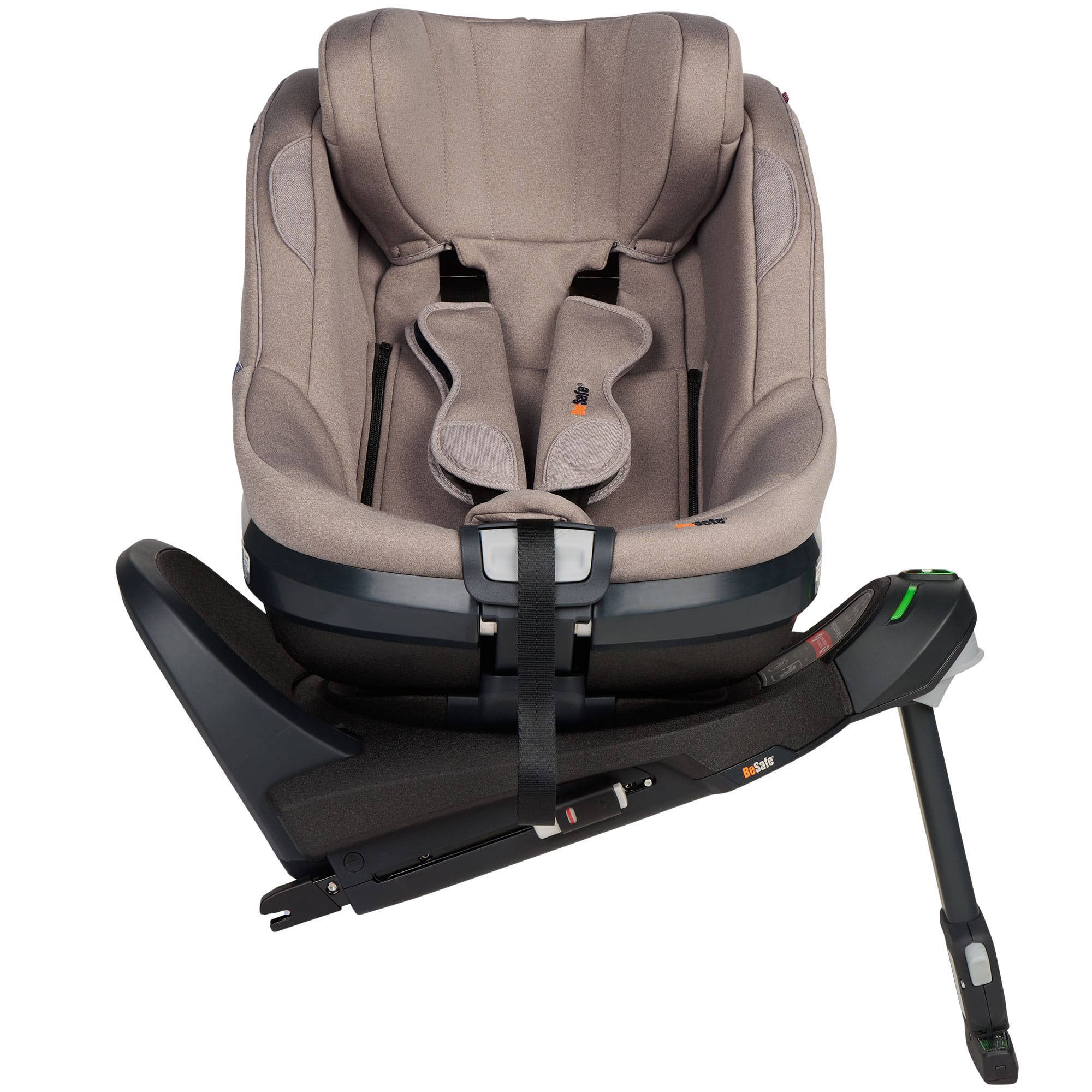 BeSafe Beyond 2 360 Car Seat & Base in Dark Sand Soft Breeze Toddler Car Seats 20445-DRK-SND-SB 7072754026721