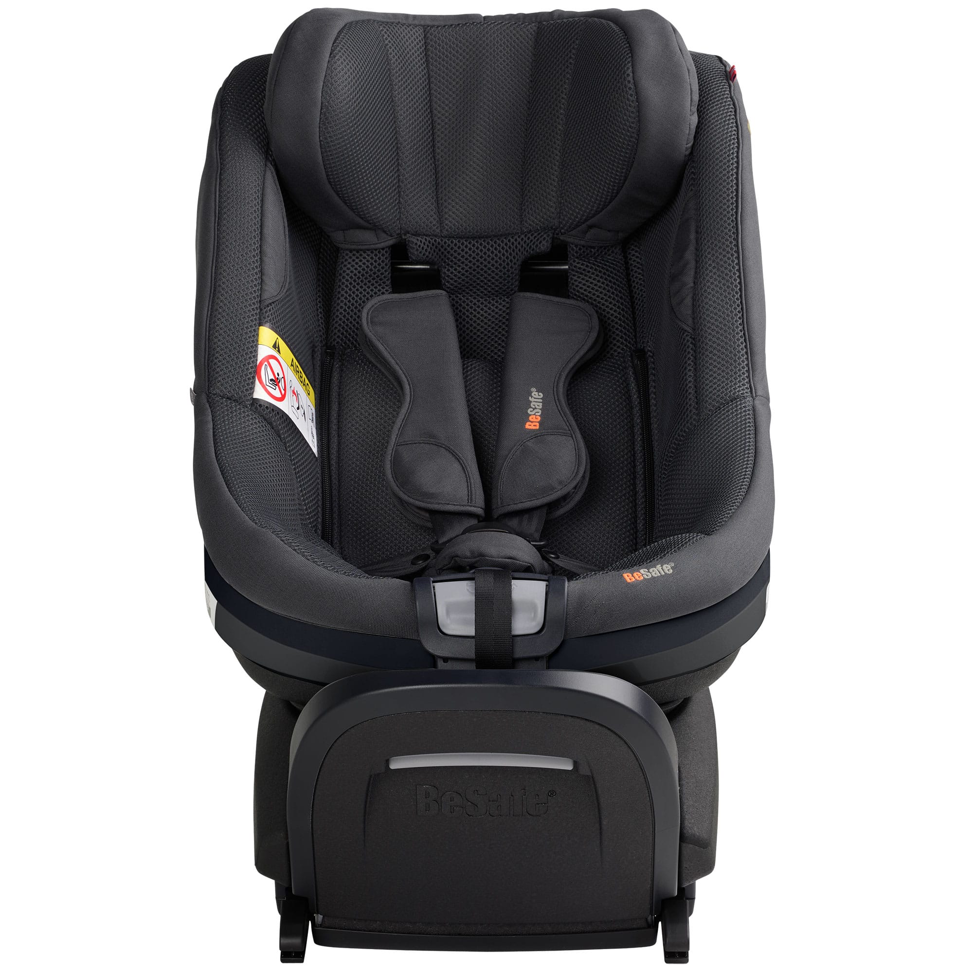 BeSafe Beyond 2 Rear Facing Car Seat in Anthracite Mesh Toddler Car Seats
